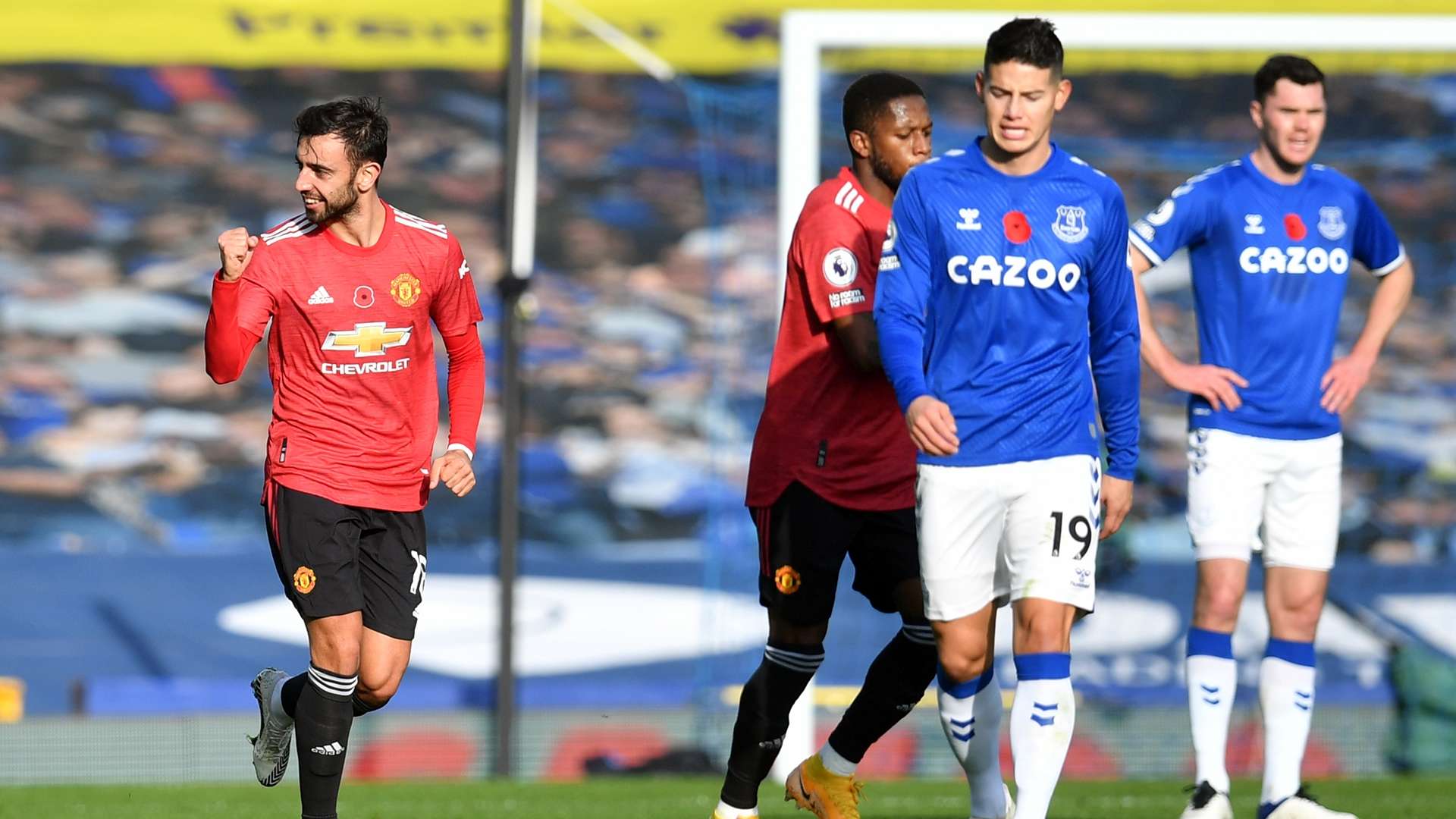 Everton Manchester United Premier League 2020