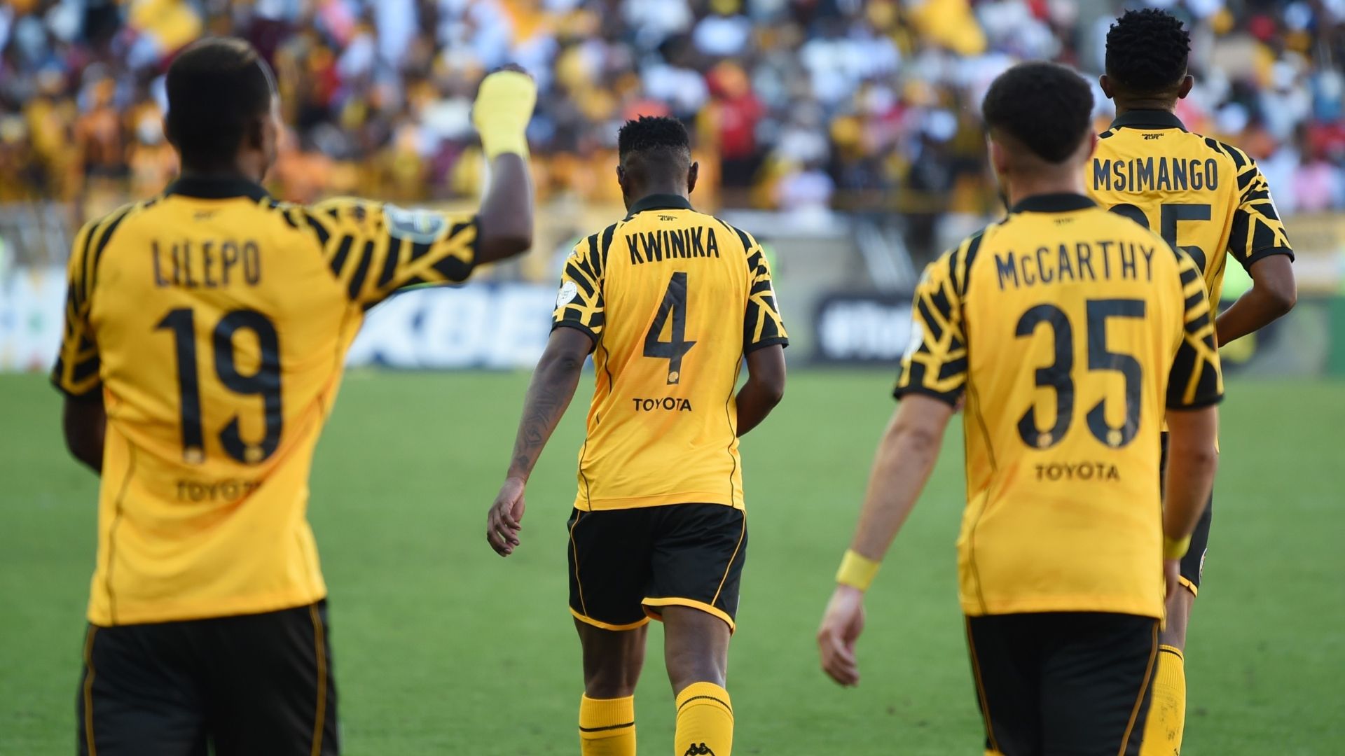 Zitha Kwinika, Given Msimango, Glody Lilepo and Aden McCarthy, Kaizer Chiefs