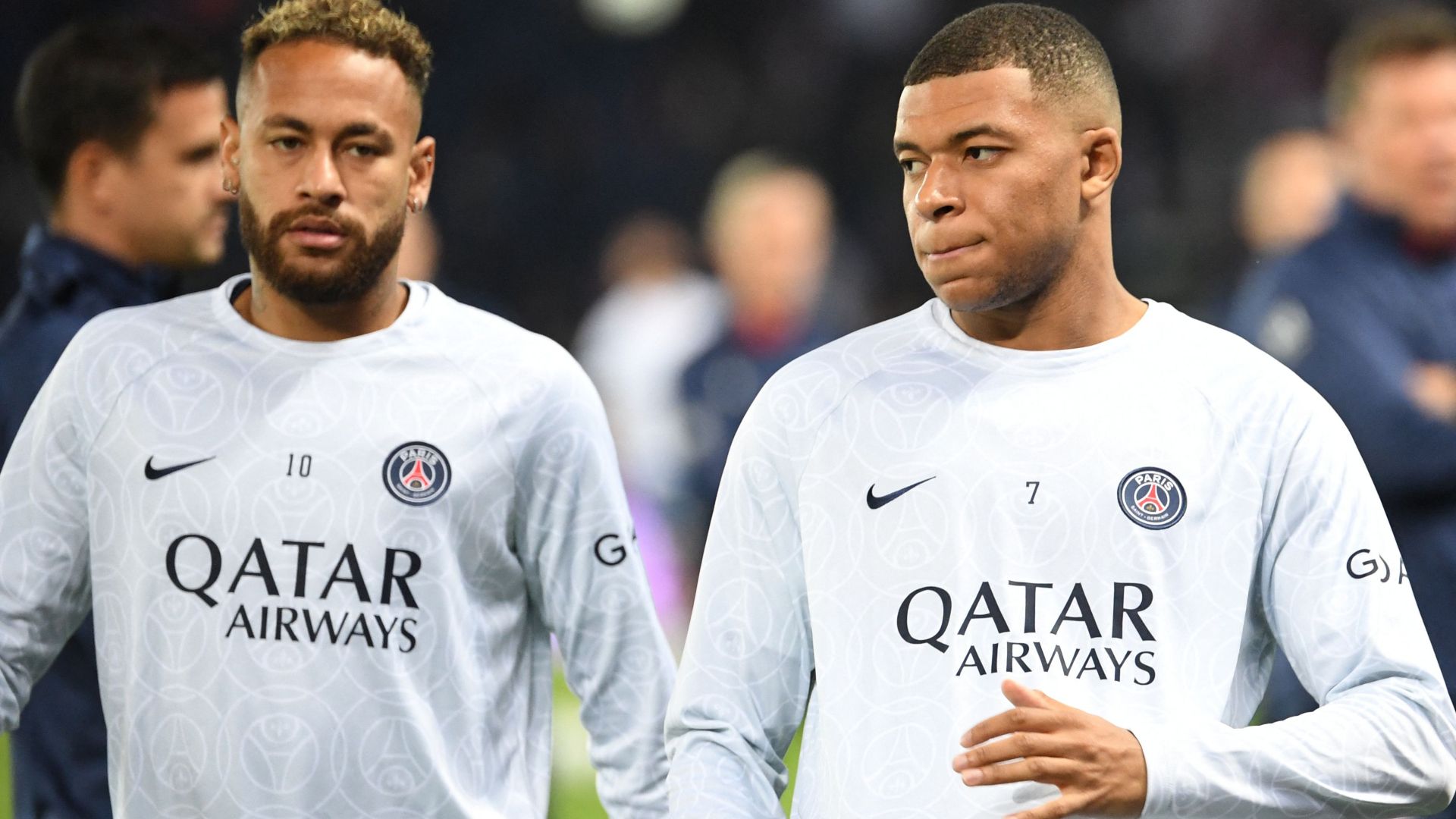 Neymar Kylian Mbappe PSG