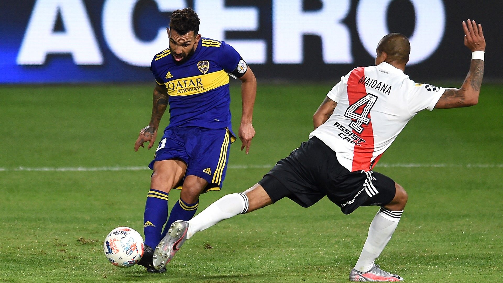 Tevez Maidana Boca River Cuartos de final Copa de la Liga Profesional 2021