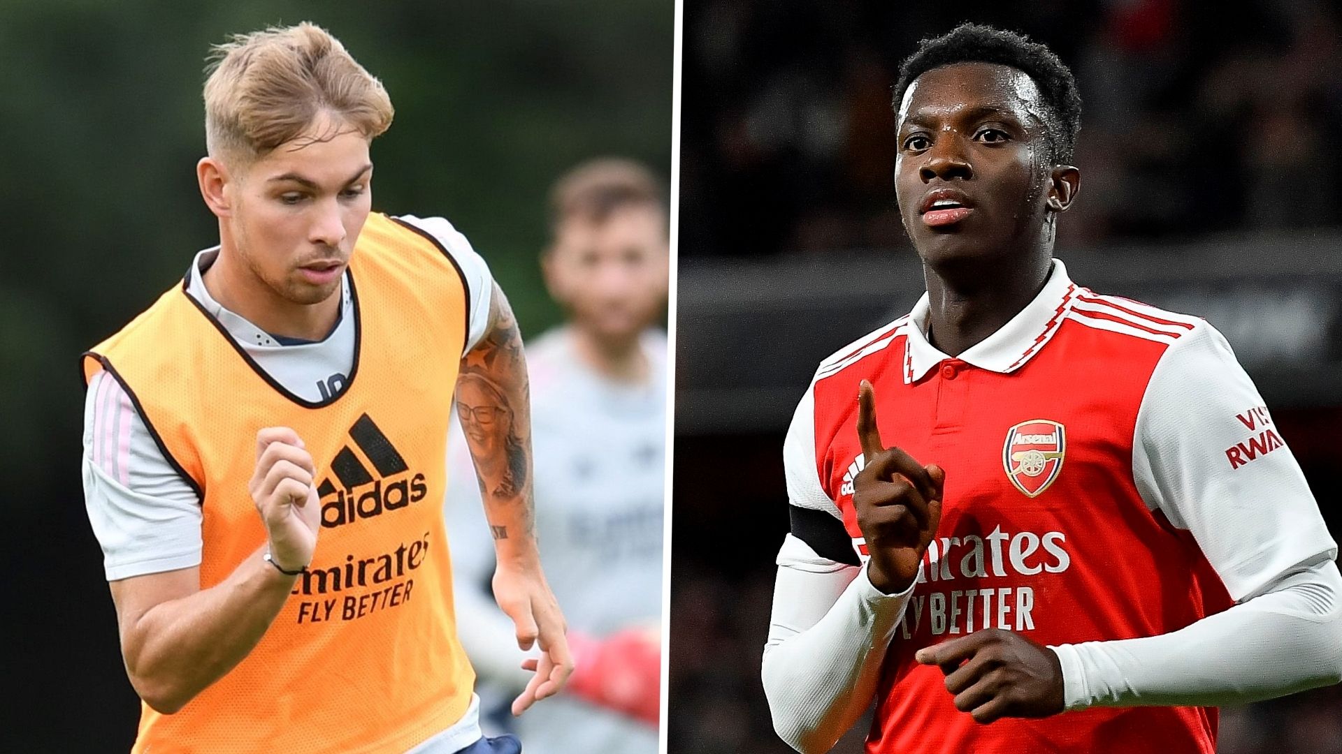 Emile Smith Rowe Eddie Nketiah Arsenal GFX