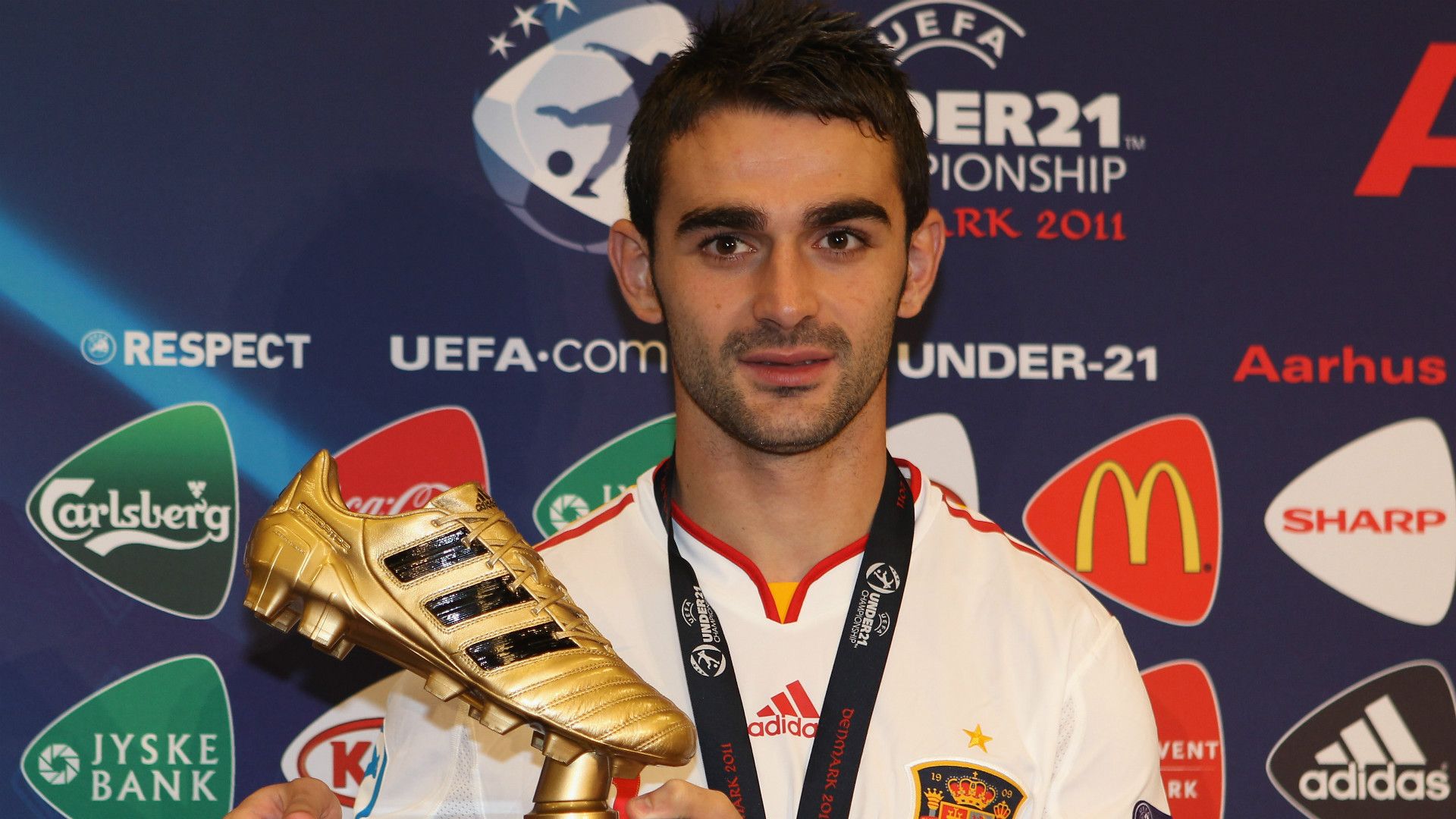 Adrian Lopez Spain U21 European Championship 2011