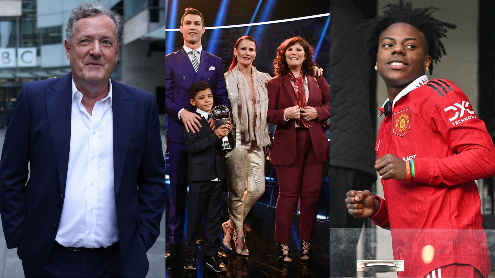 Piers Morgan, Cristiano Ronaldo Family, IShowSpeed GFX