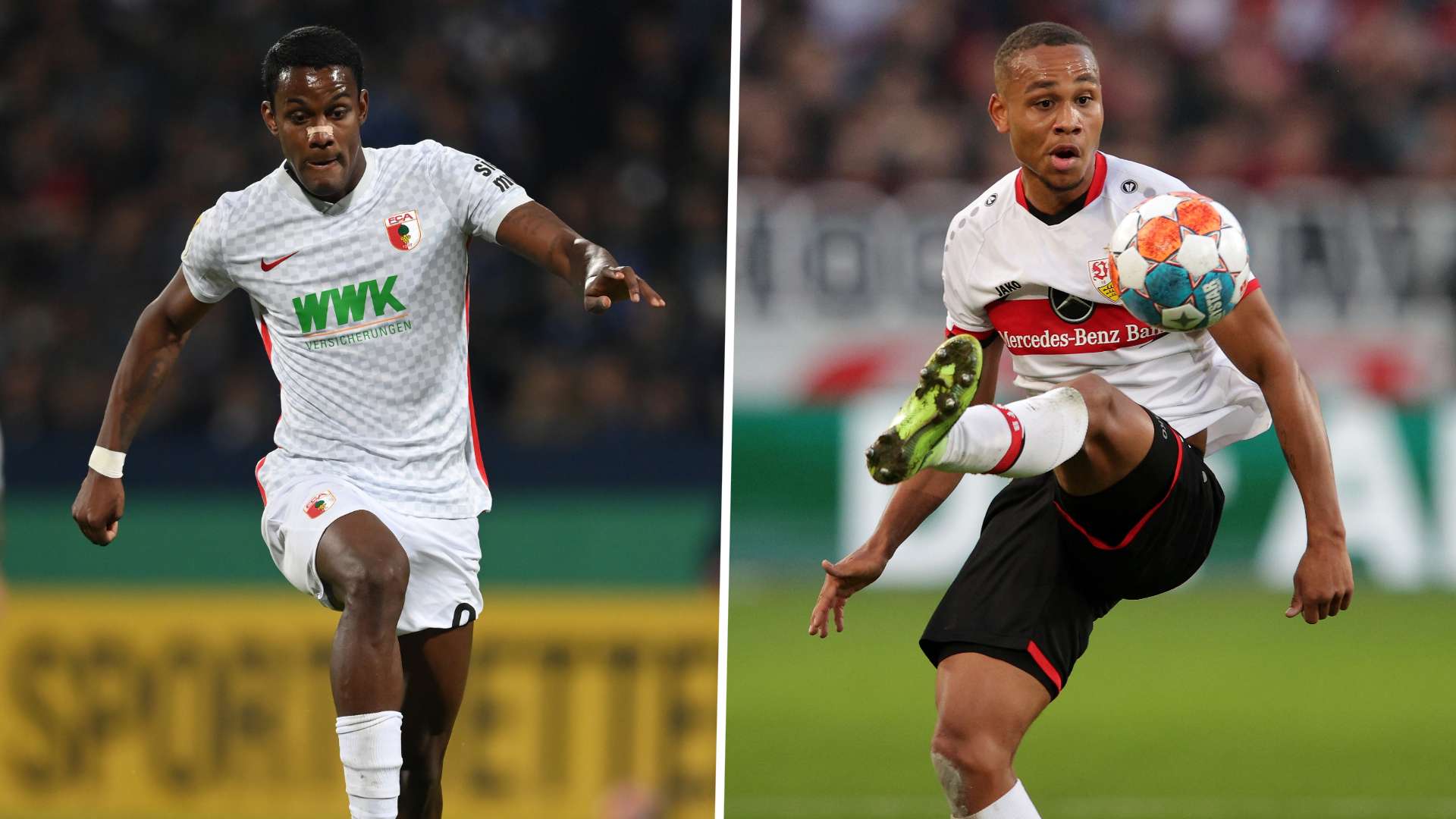 Sergio Cordova Nikolas Nartey FC Augsburg VfB Stuttgart