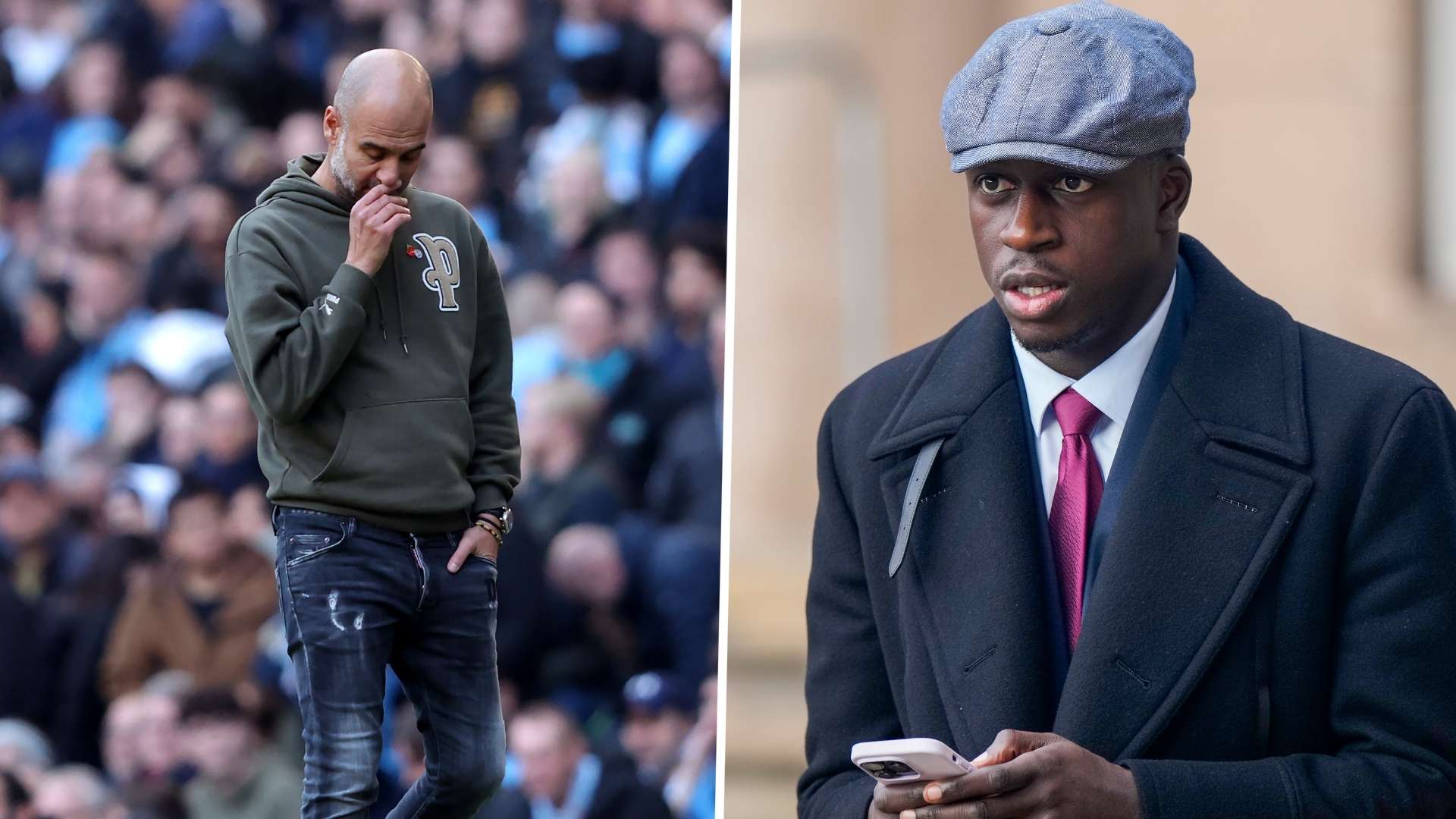 Pep Guardiola, Benjamin Mendy GFX