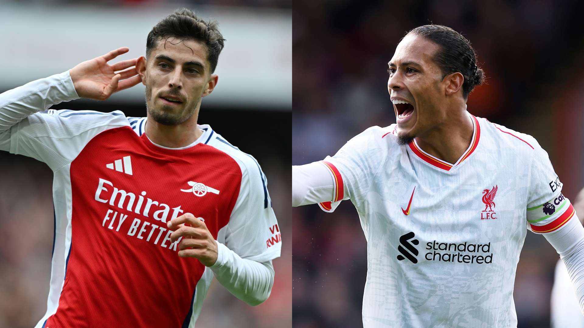 Kai Havertz Arsenal Virgil van Dijk Liverpool