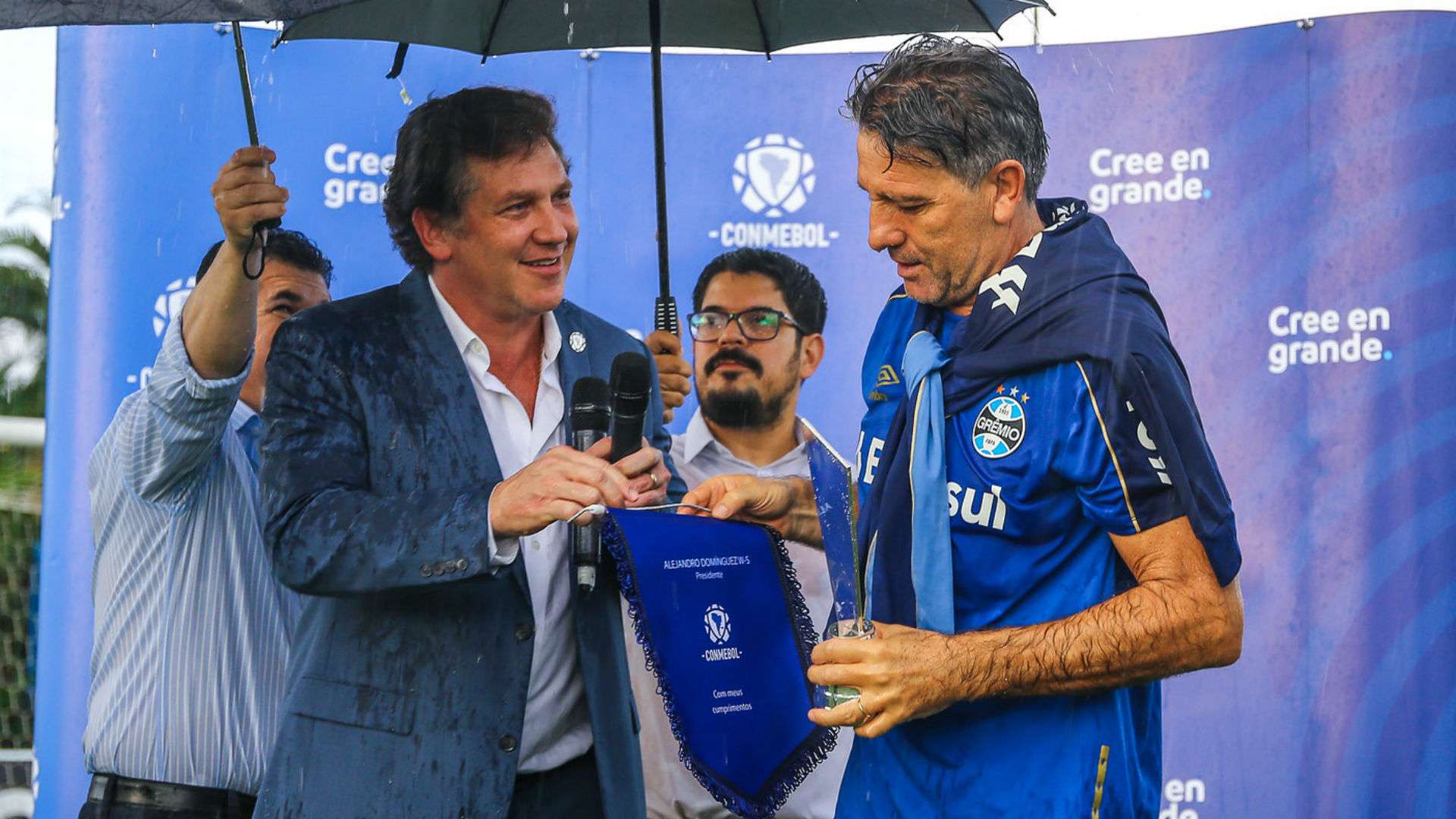 Alejandro Domínguez Renato gaúcho Grêmio 22 04 2019