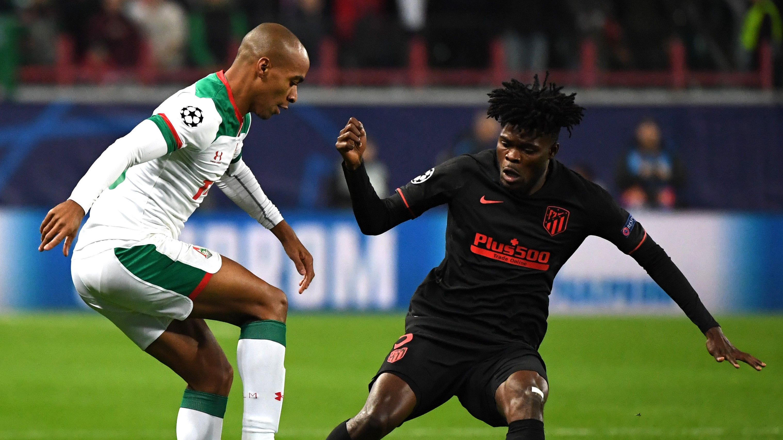 Joao Mario Thomas Partey Lokomotiv Atlético de Madrid UCL 01102019