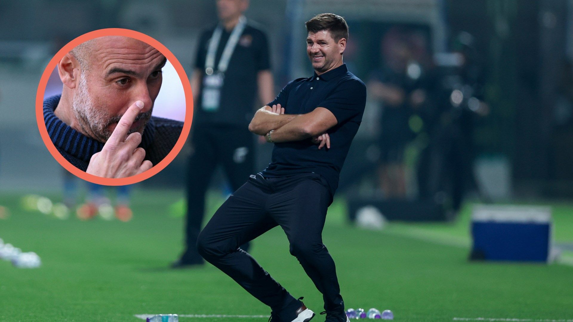 Pep Guardiola Steven Gerrard