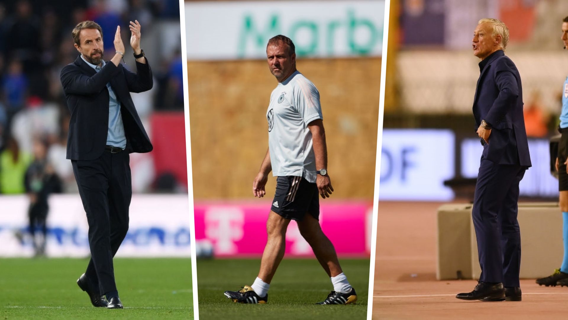 Deschamps-Southgate-Flick 3-way split