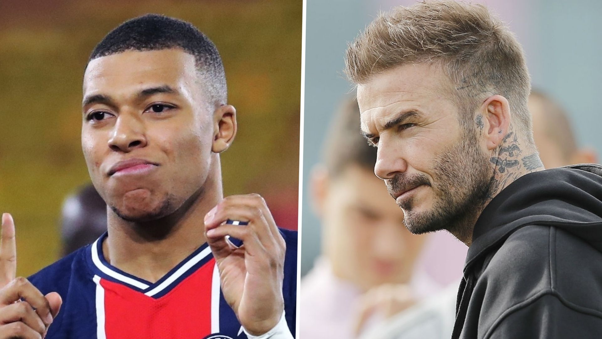 Kylian Mbappe PSG David Beckham 2020