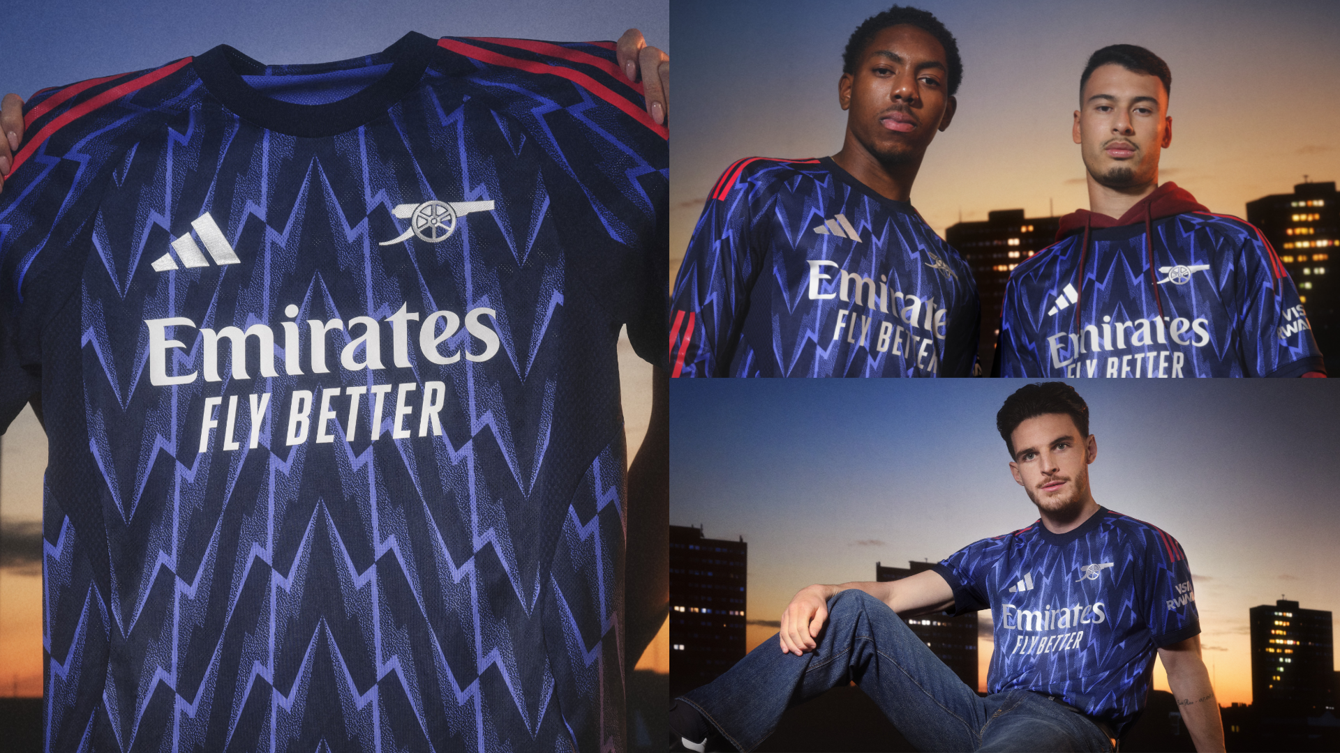 GOAL%20-%20Multiple%20Images%20-%203%20Stacked%20-%20Facebook%20(60) Arsenal throw it back to iconic 90s 'lightning bolt' strip as Gunners reveal bold new away kit for 2025-26