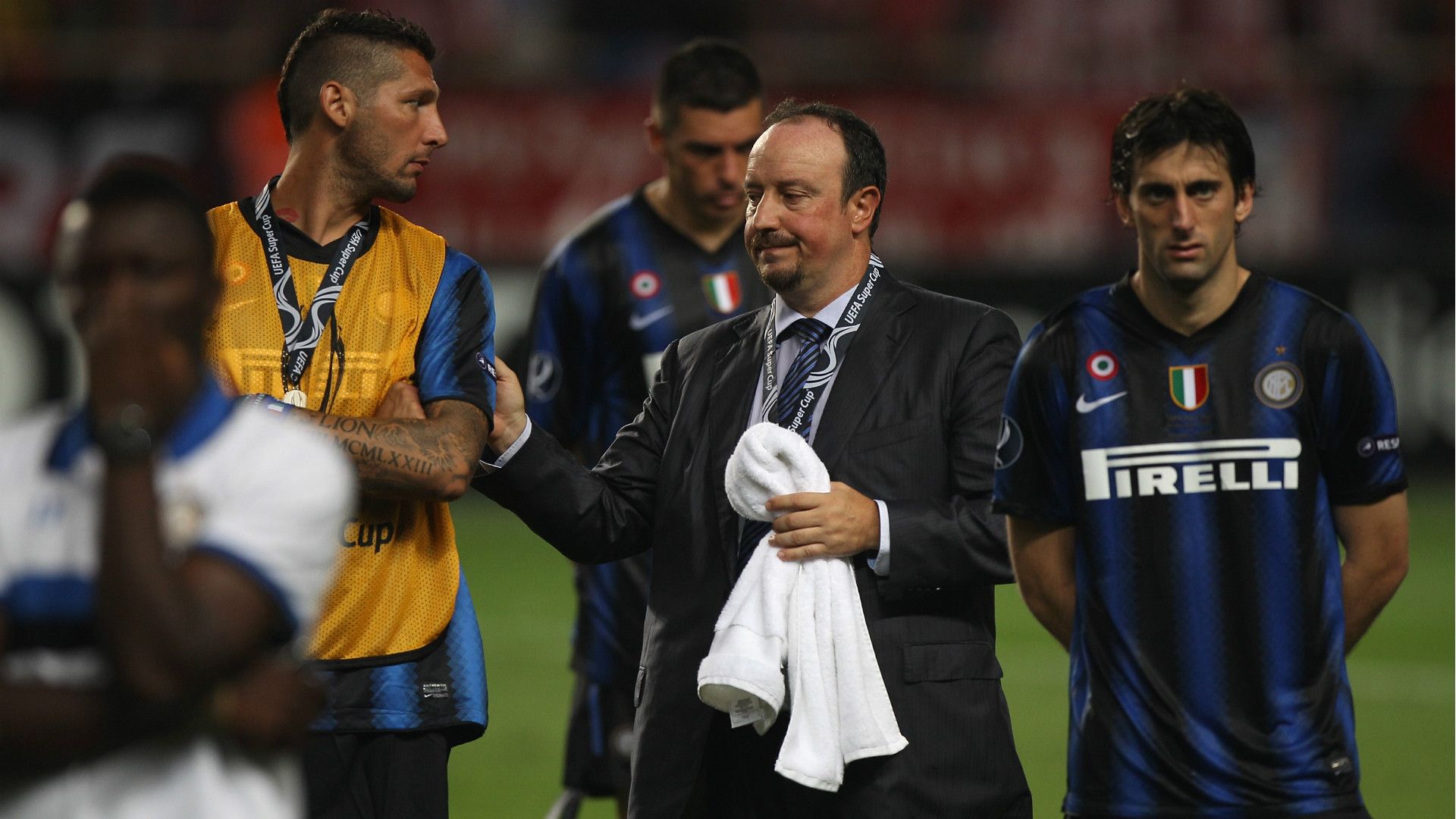 Marco Materazzi, Rafael Benítez, Internazionale