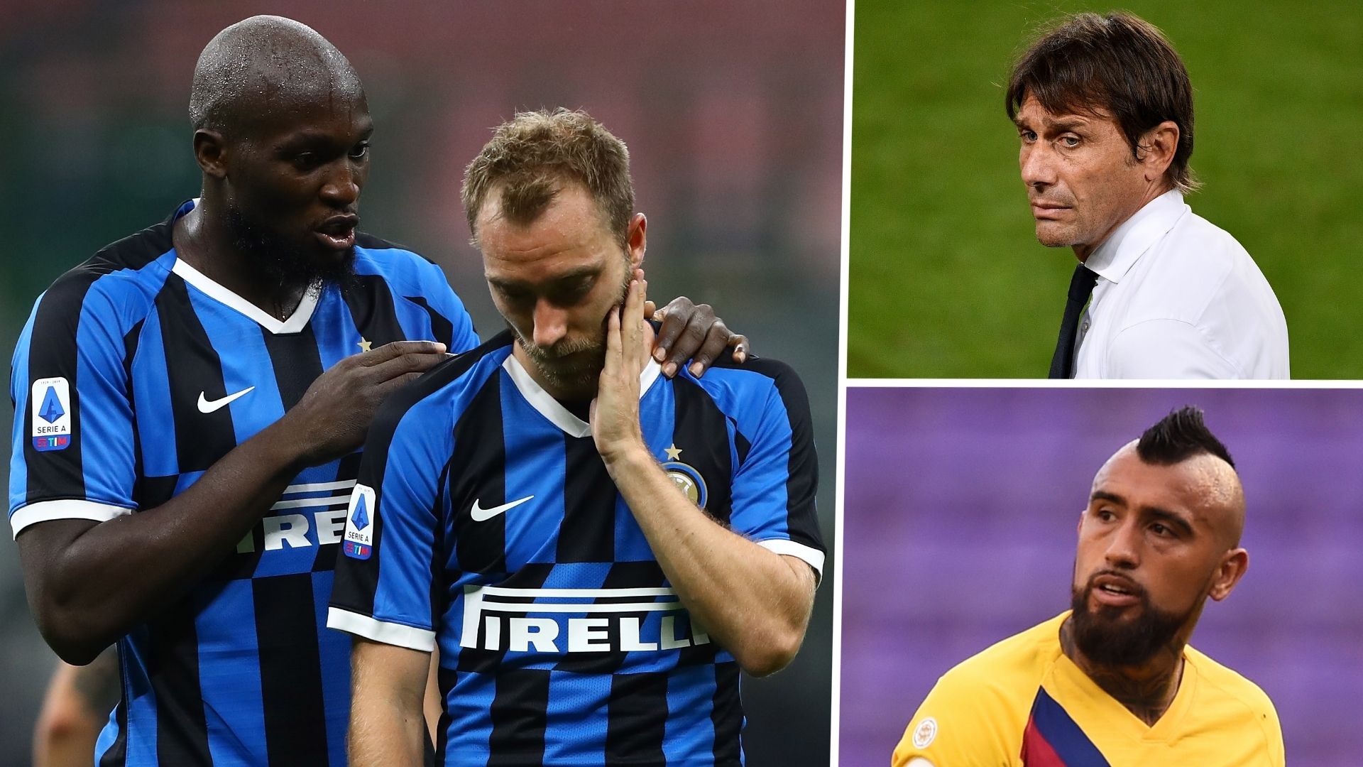 Christian Eriksen Antonio Conte Arturo Vidal Inter GFX