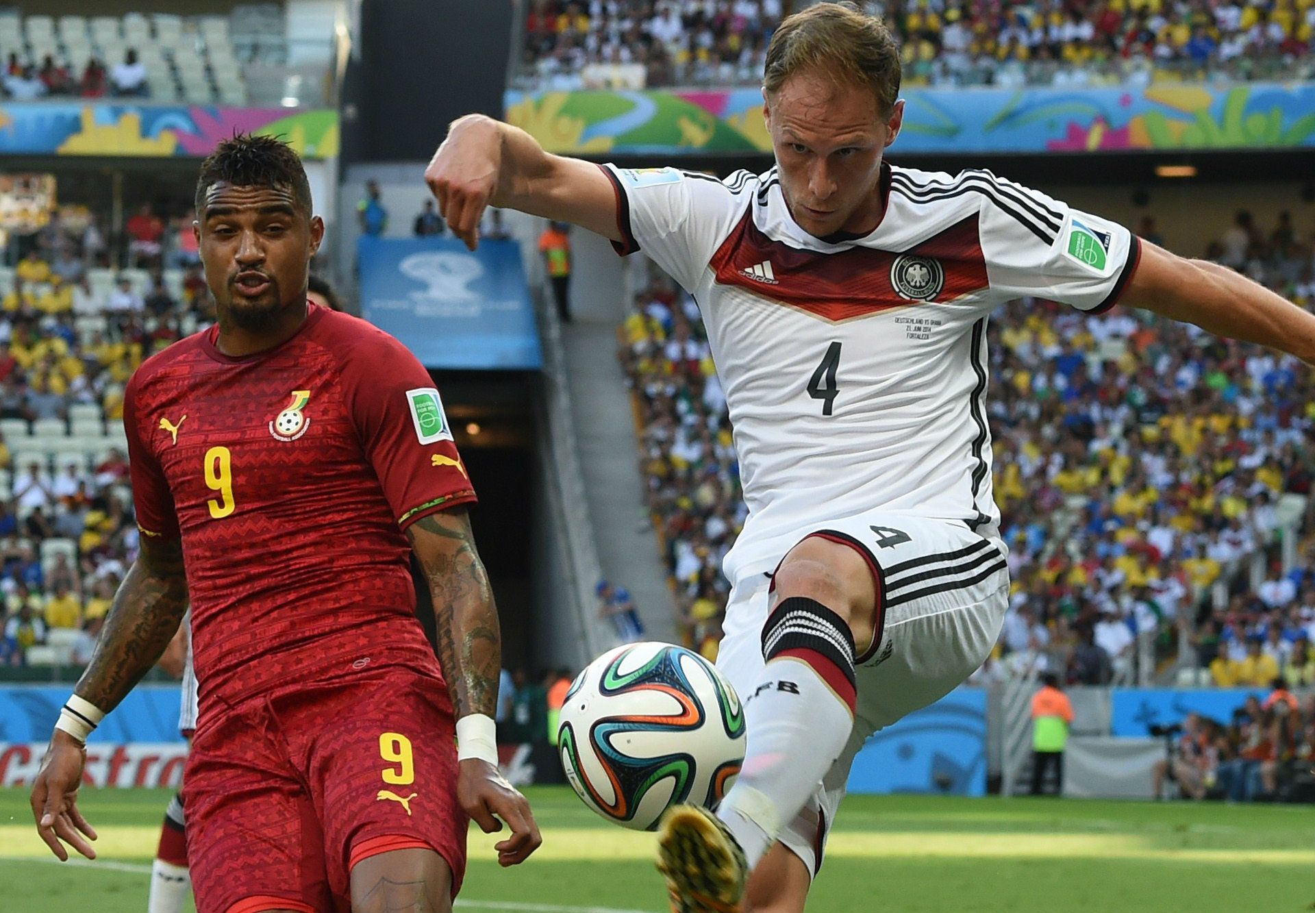 Benedikt Howedes Kevin-Prince Boateng Ghana World Cup 2014 Group G 06212014