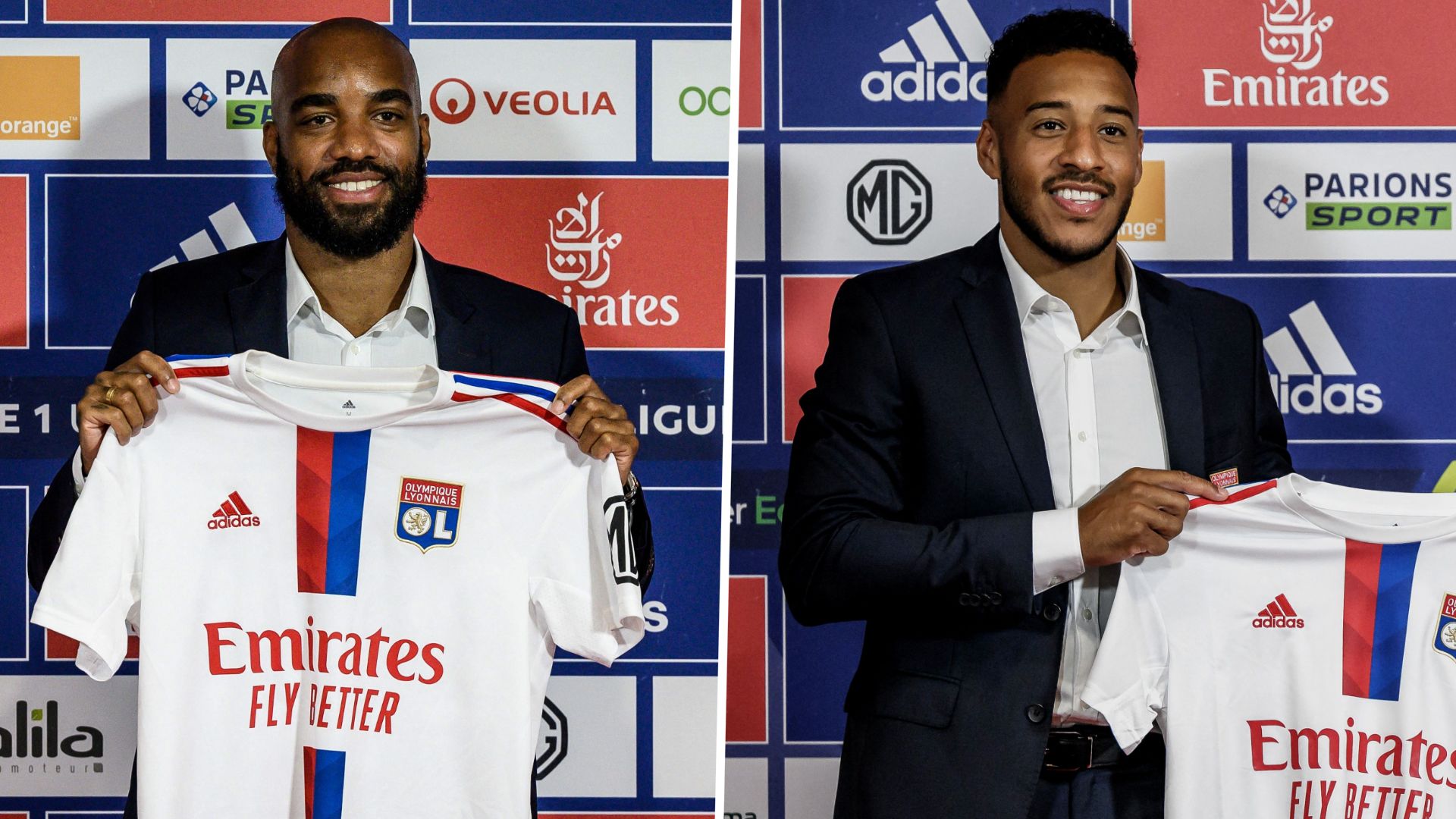 Olympique Lyonnais OL Alexandre Lacazette Corentin Tolisso