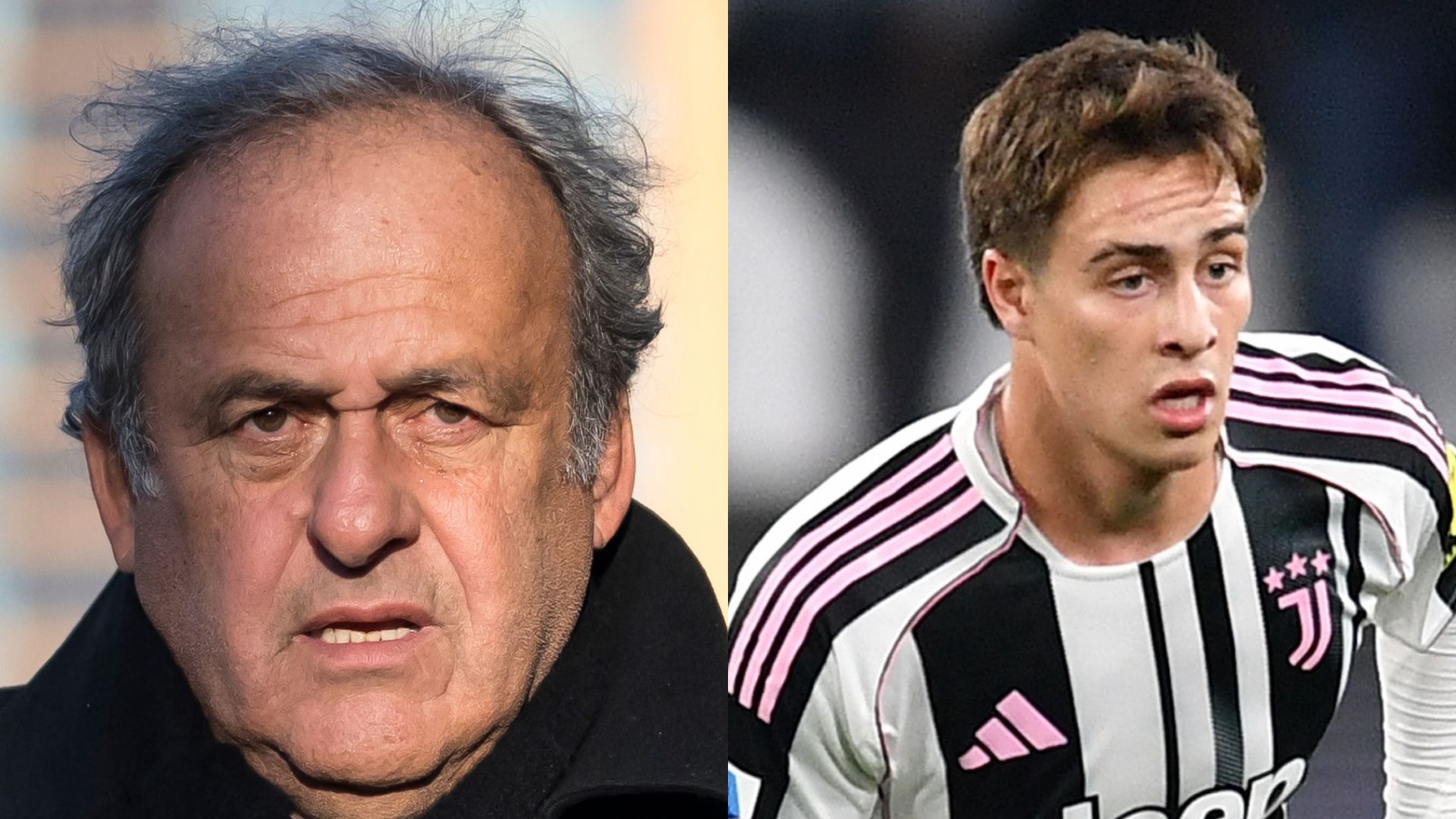 Michel Platini and Kenan Yildiz