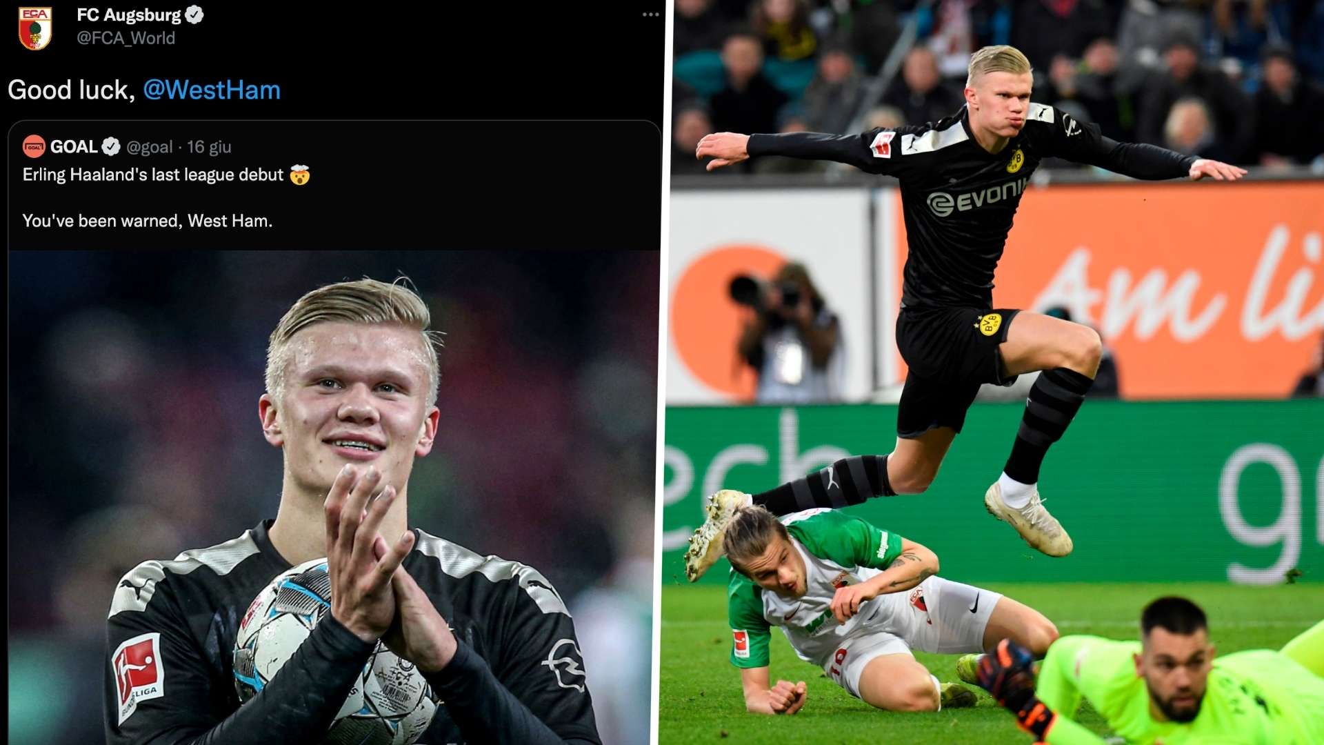 Haaland Augsburg