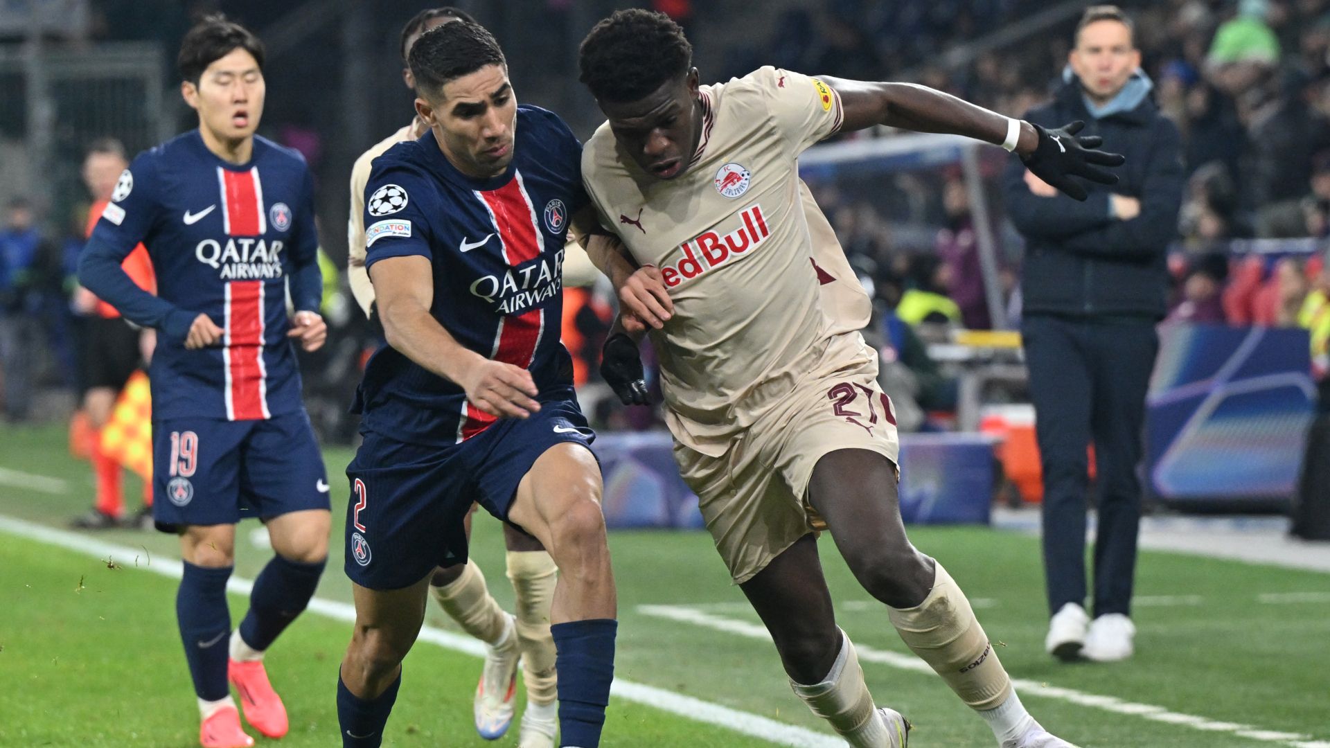 Achraf Hakimi Salzburg PSG Champions League