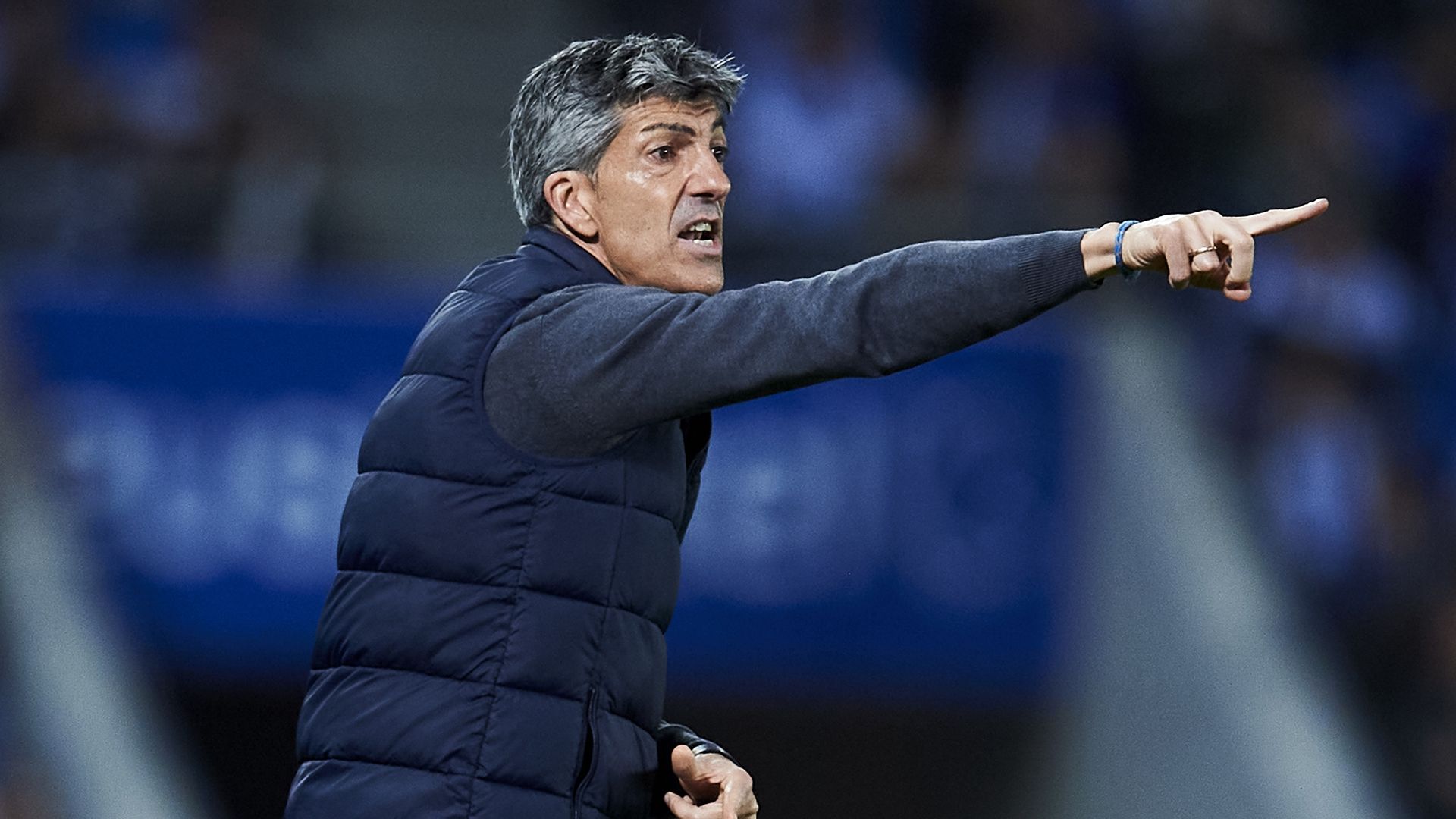 Imanol Alguacil, entrenador de la Real Sociedad