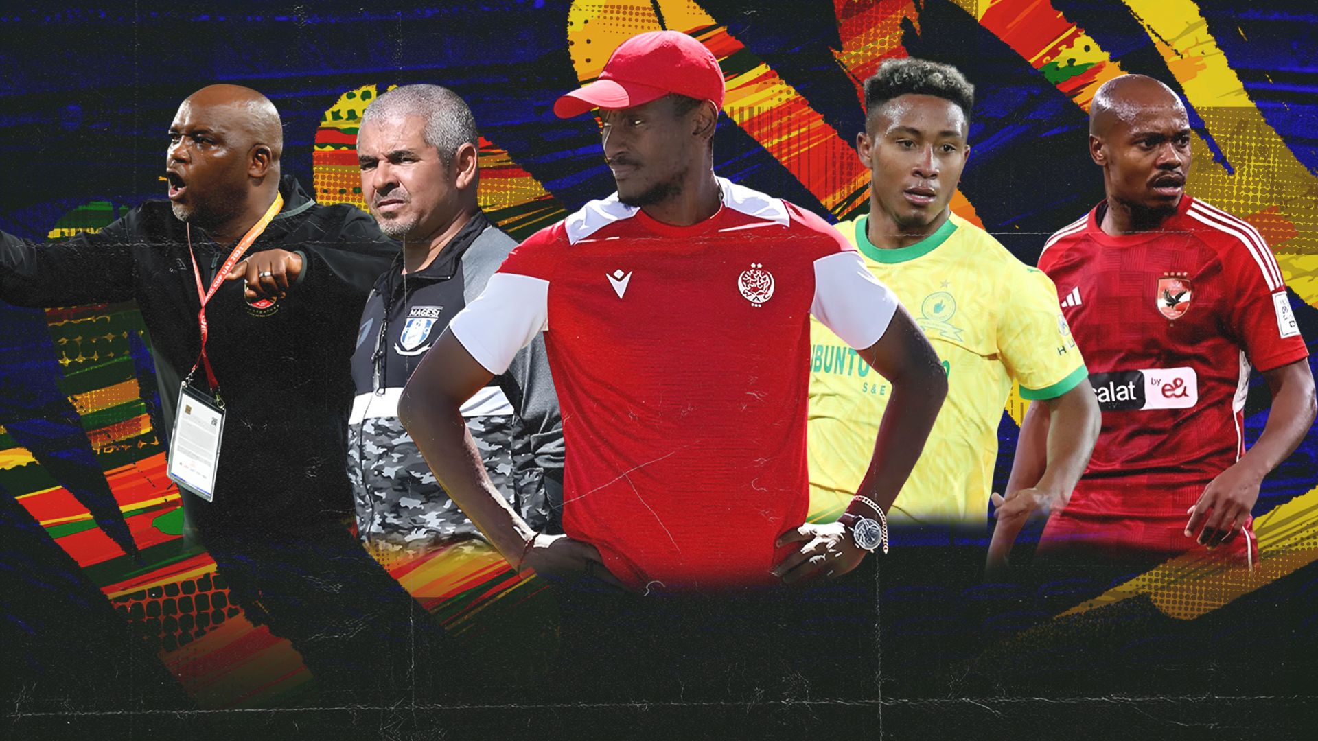 Mokwena, Mosimane, Ribeiro, Larsen GFX 