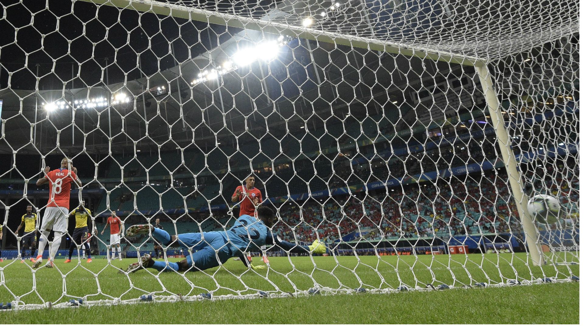 secuencia gol Fuenzalida 3 Chile Ecuador Copa America 21062019