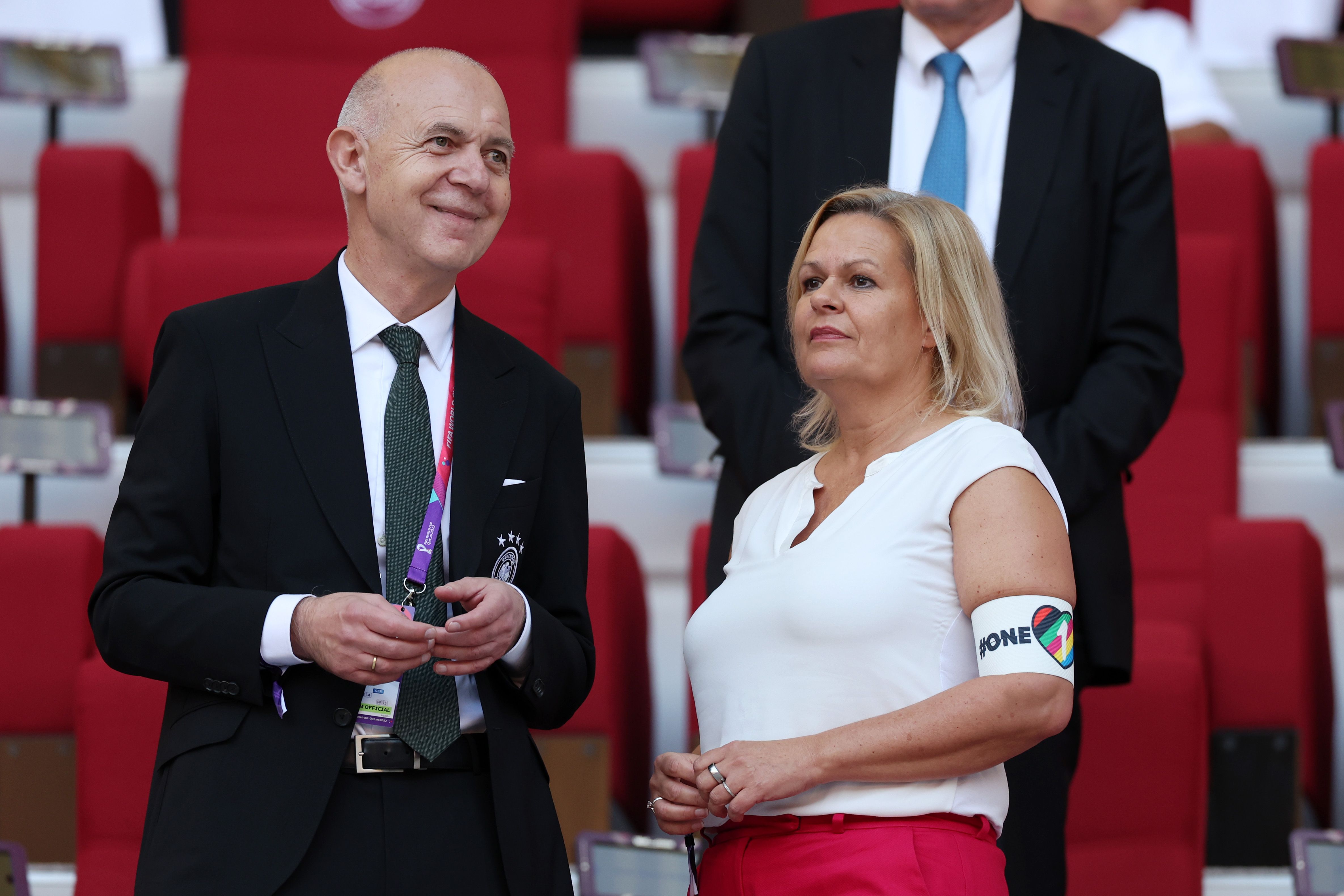 Nancy Faeser OneLove armband