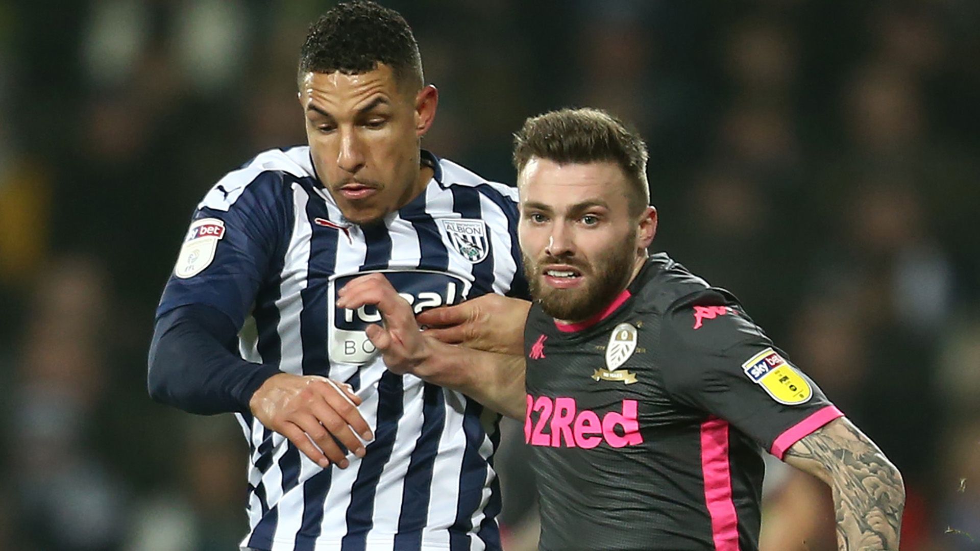 Jake Livermore West Brom Stuart Dallas Leeds United 2019-20