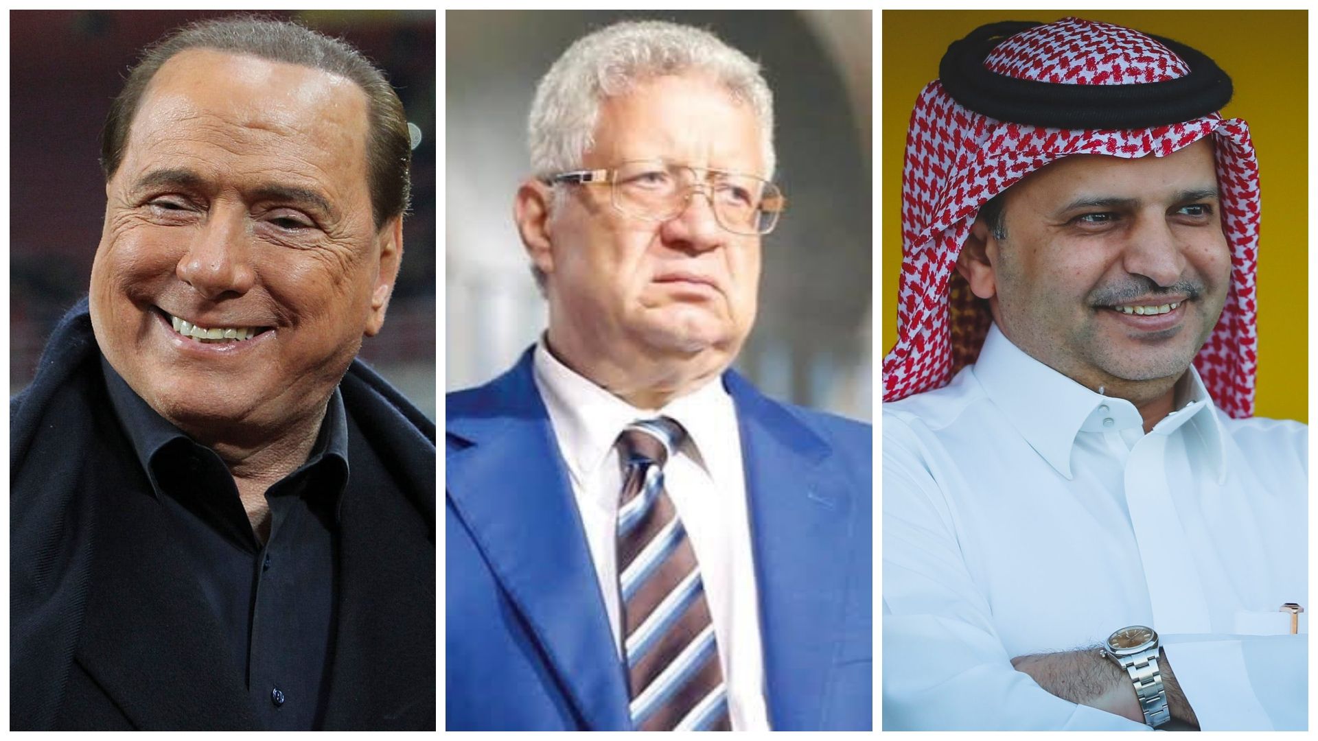 Berlusconi - mortada mansour - Musalli Al-Muammar