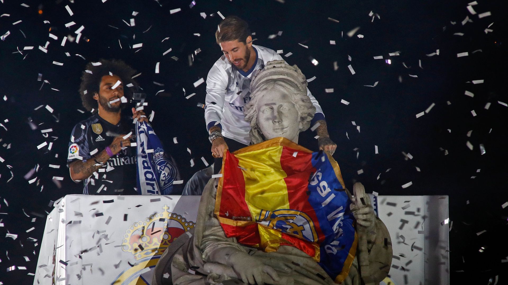 Celebración Real Madrid LaLiga 2017