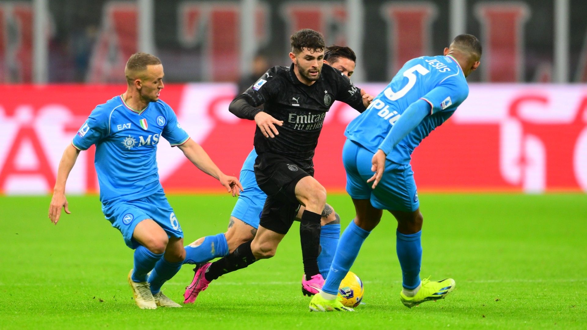 Pulisic Milan Napoli 2024