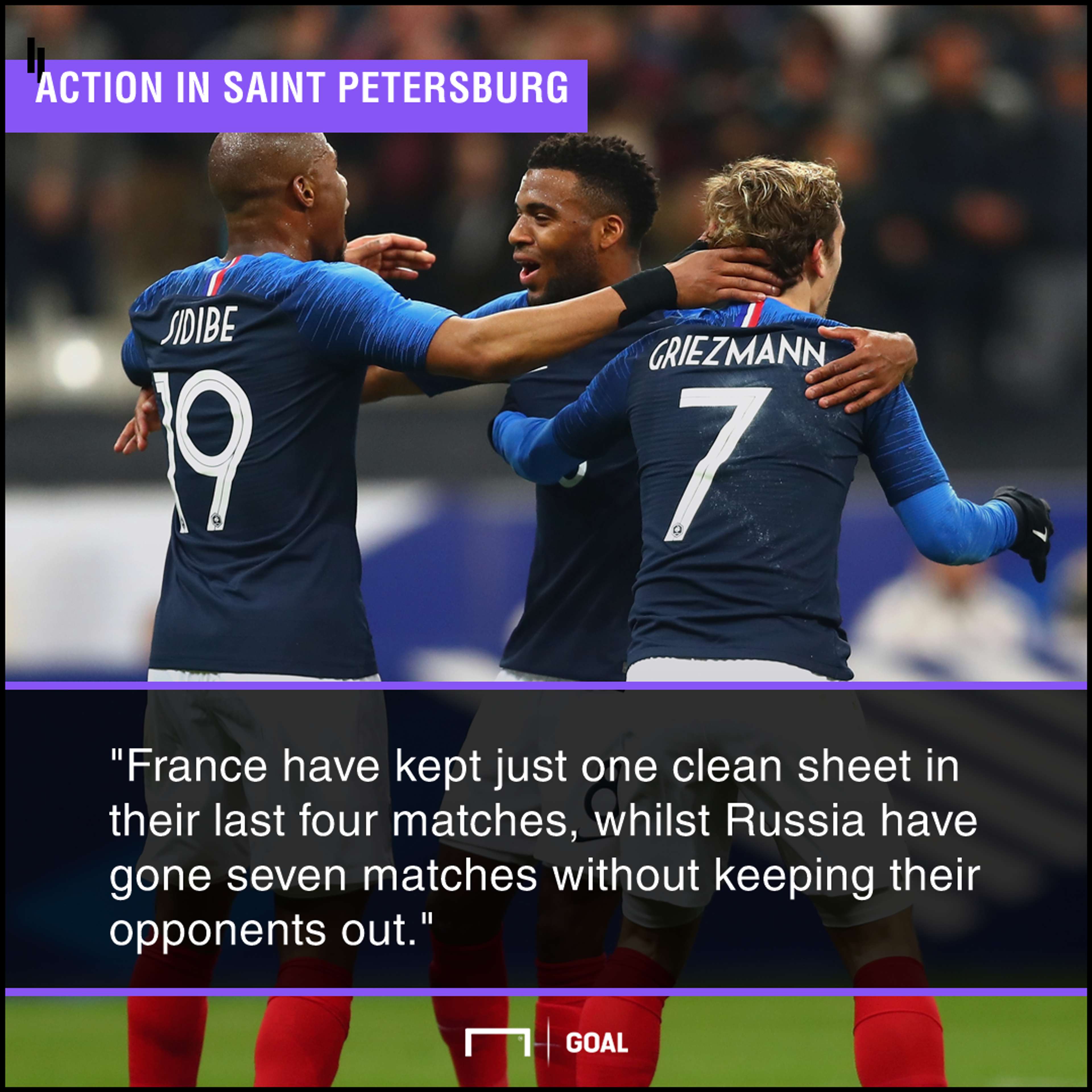 Russia France graphic