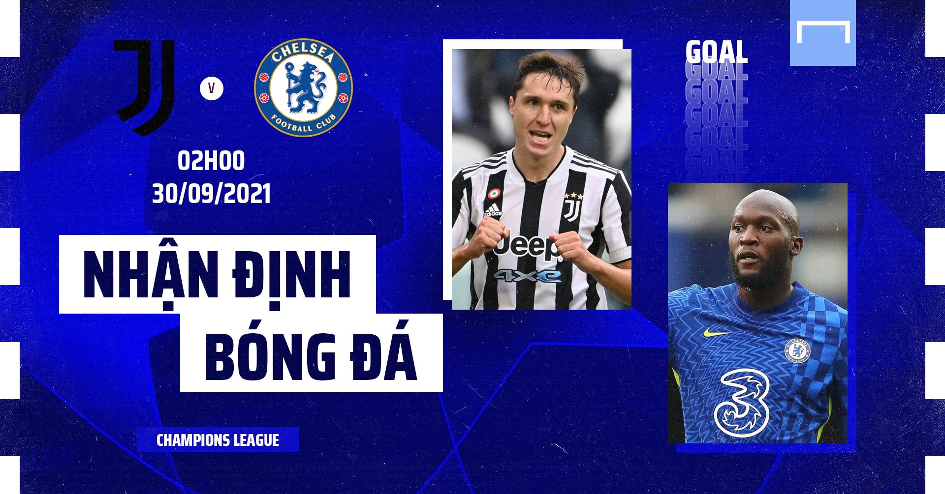 Preview Juventus vs Chelsea 2021/22 UEFA Champions League GFX