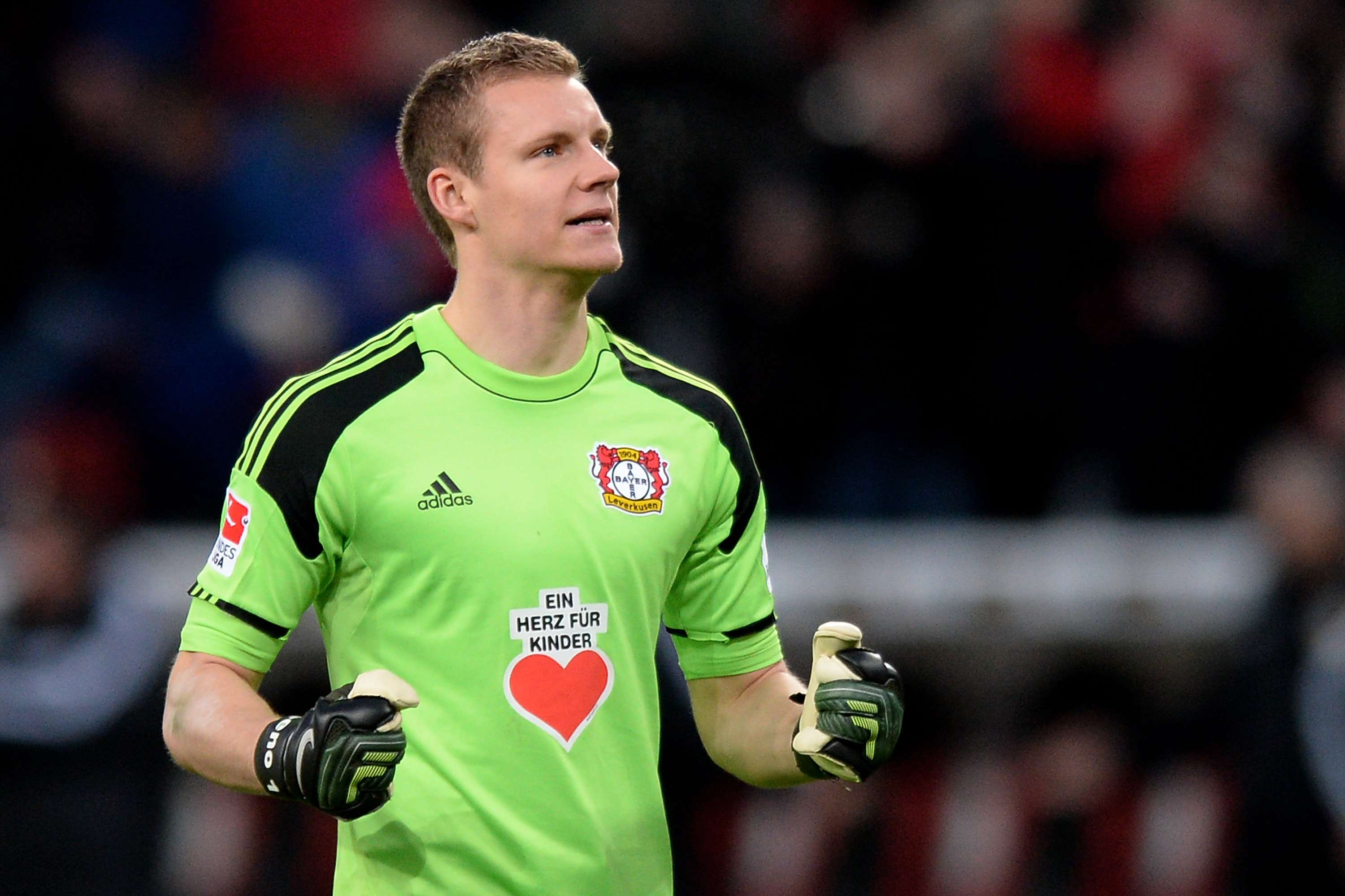 Bayer Leverkusen goalkeeper Bernd Leno