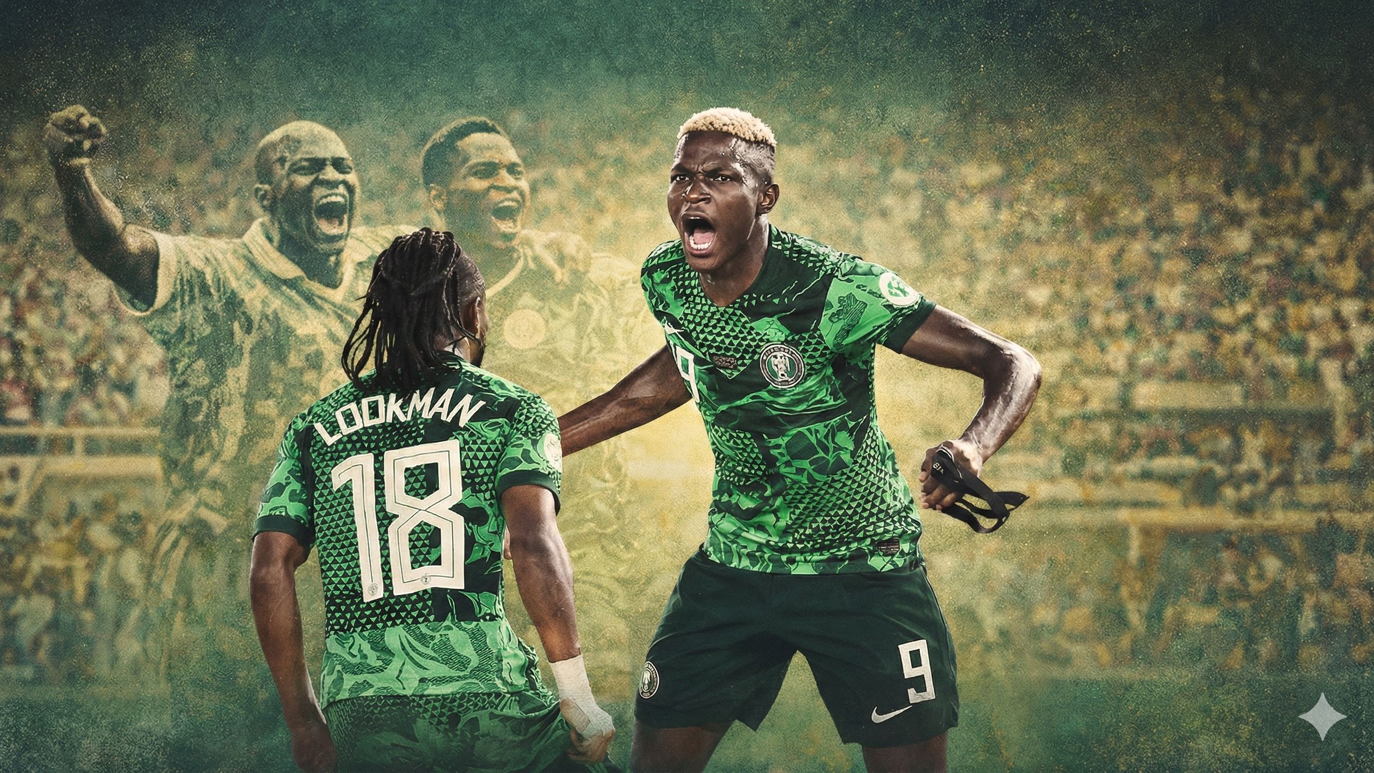 Nigeria Victor Osimhen Ademola Lookman GOAL ONLY