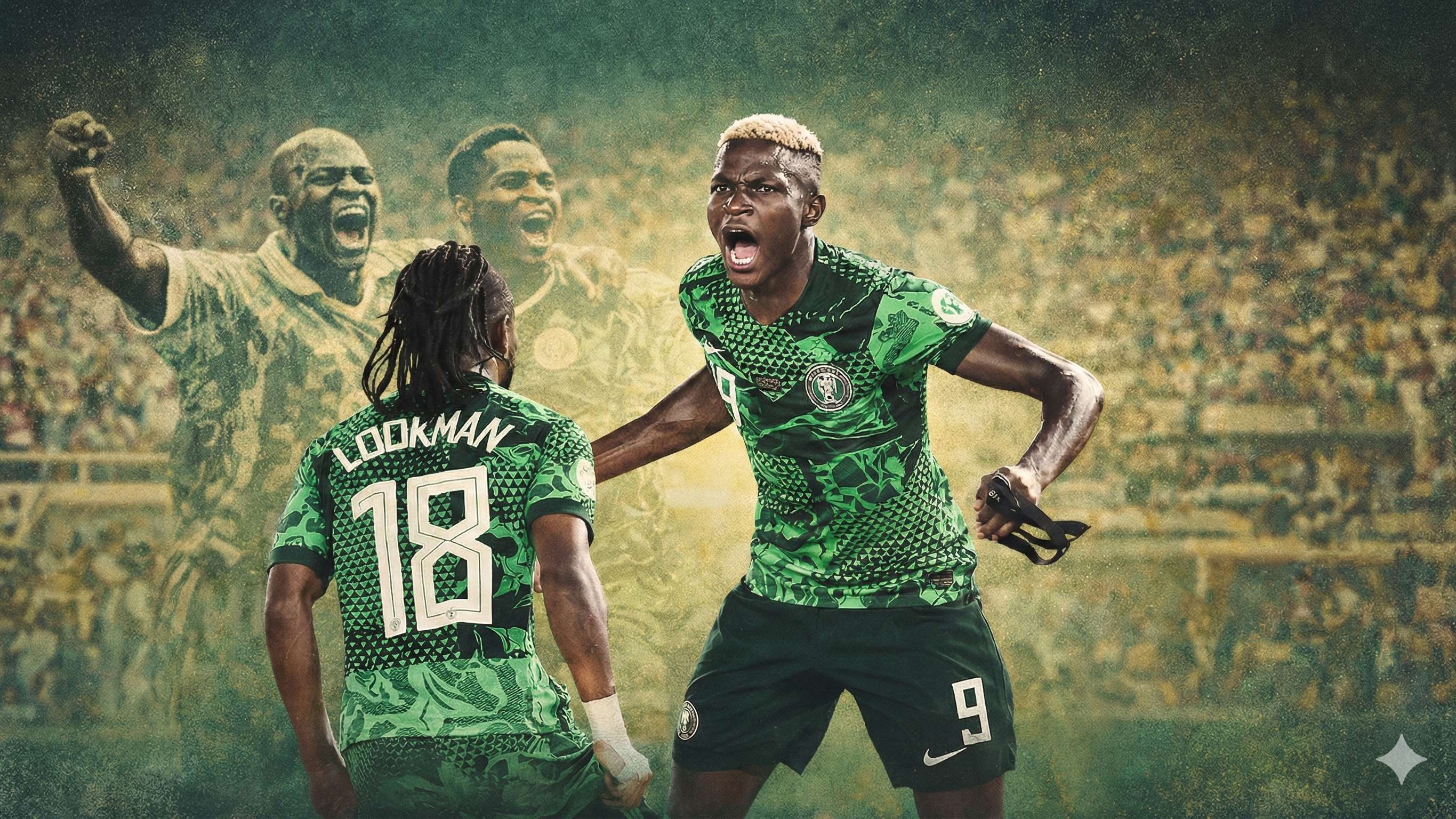 Nigeria Victor Osimhen Ademola Lookman GOAL ONLY