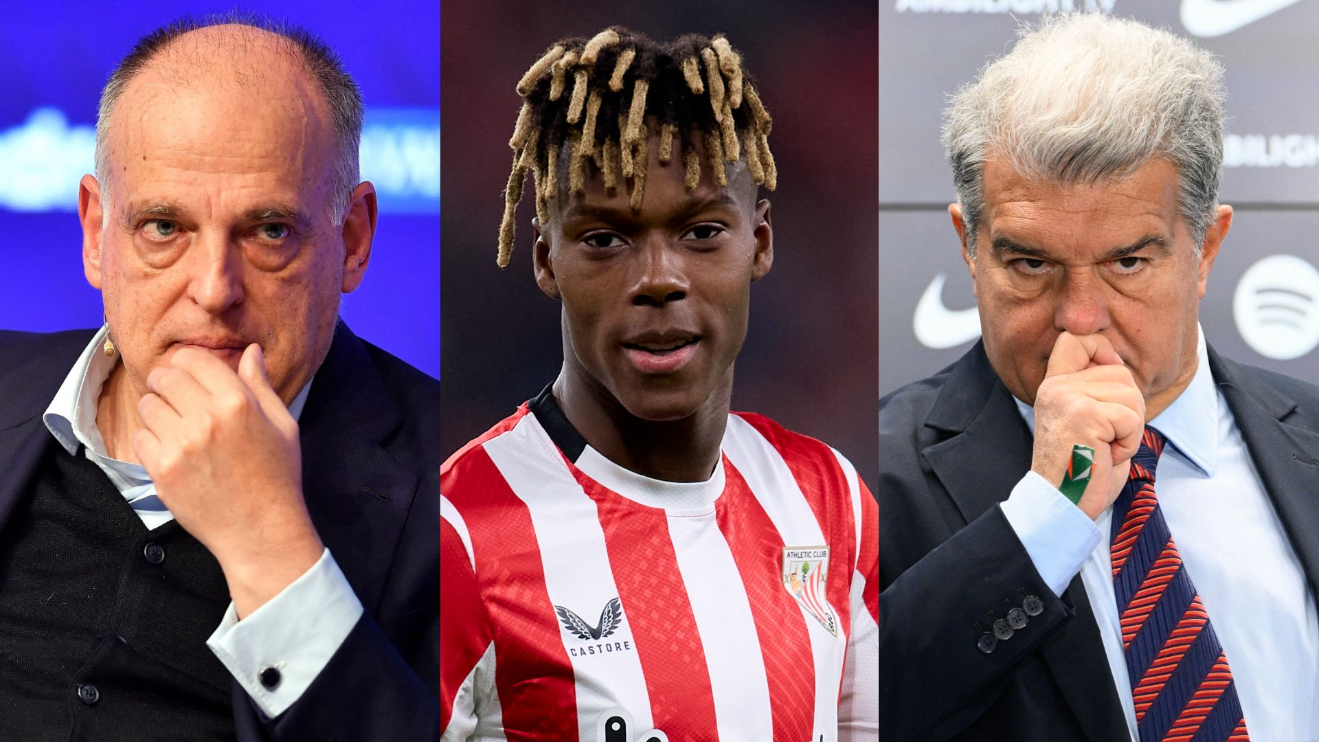 Barcelona warned La Liga will 'enforce the rules' as Javier Tebas issues verdict on Nico Williams transfer debacle | Goal.com UK