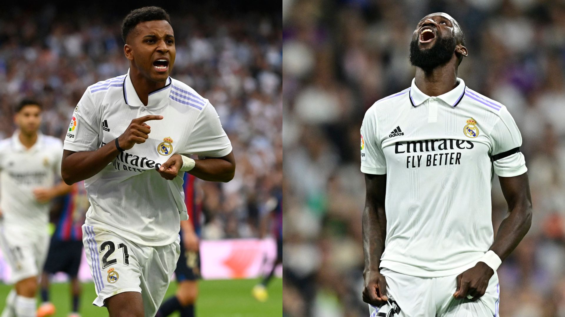Rodrygo Rüdiger Real Madrid