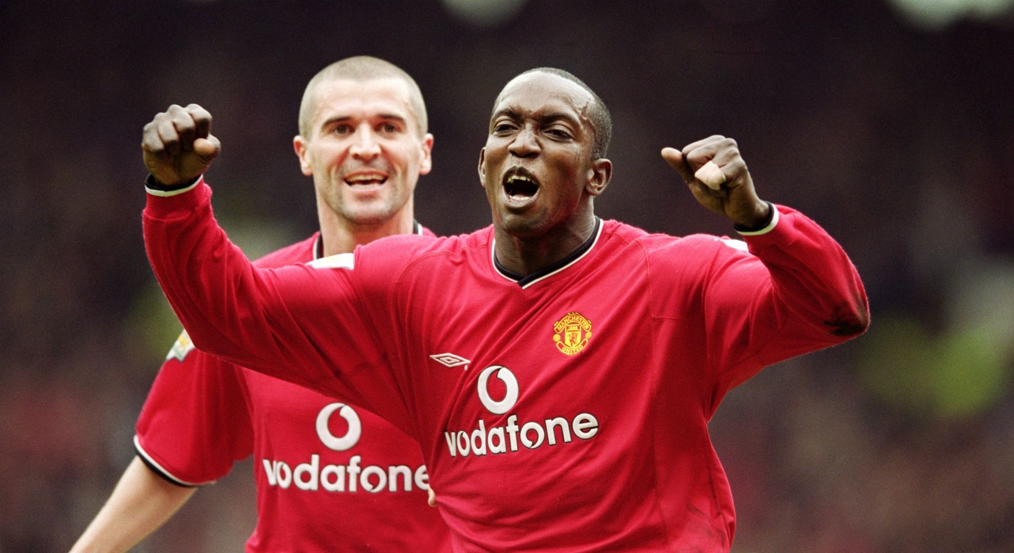 Dwight Yorke Roy Keane Manchester United