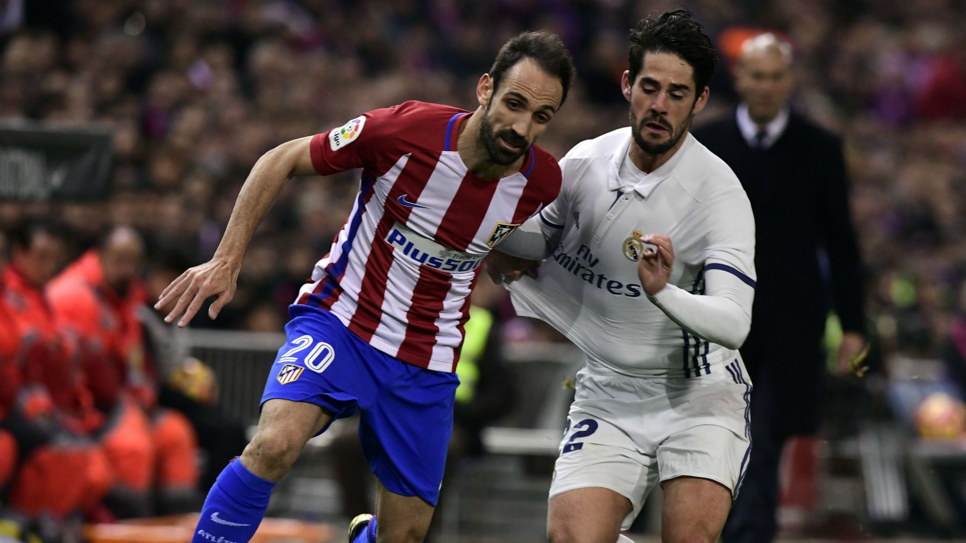 Juanfran Isco Alarcon Atletico Madrid Real Madrid La Liga