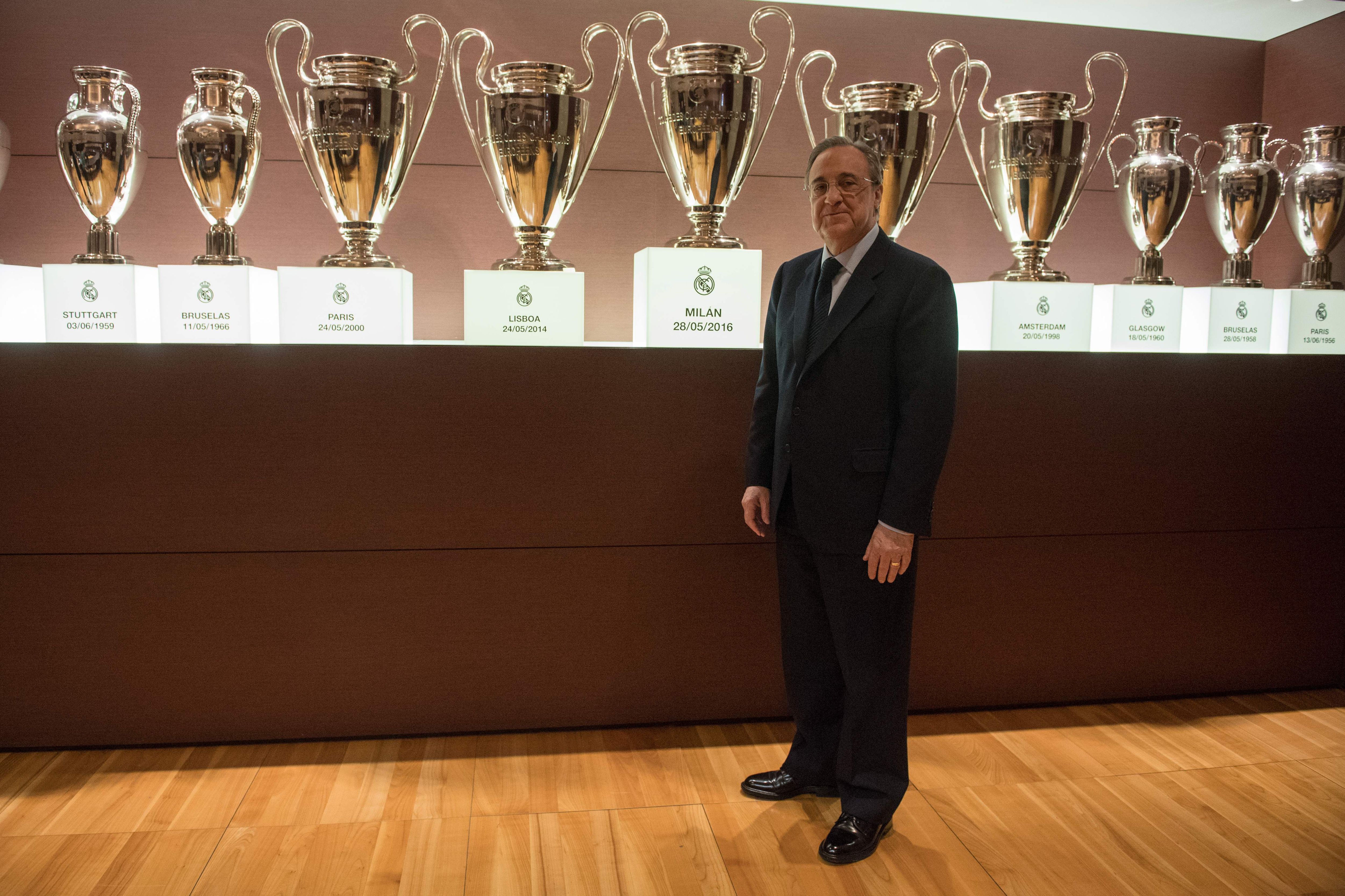Real madrid trophy room