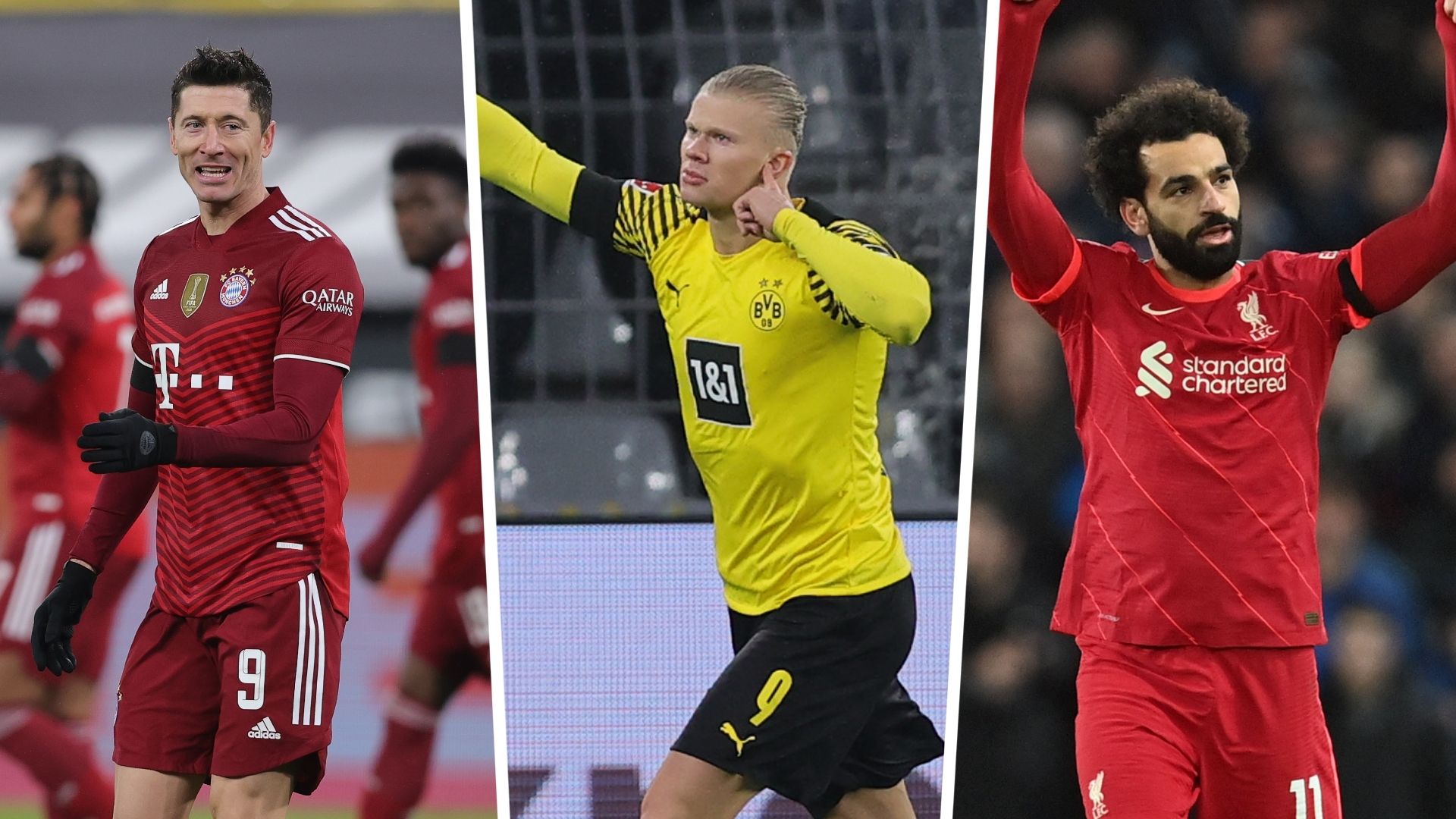 Robert Lewandowski - Erling Haaland - Mohamed Salah
