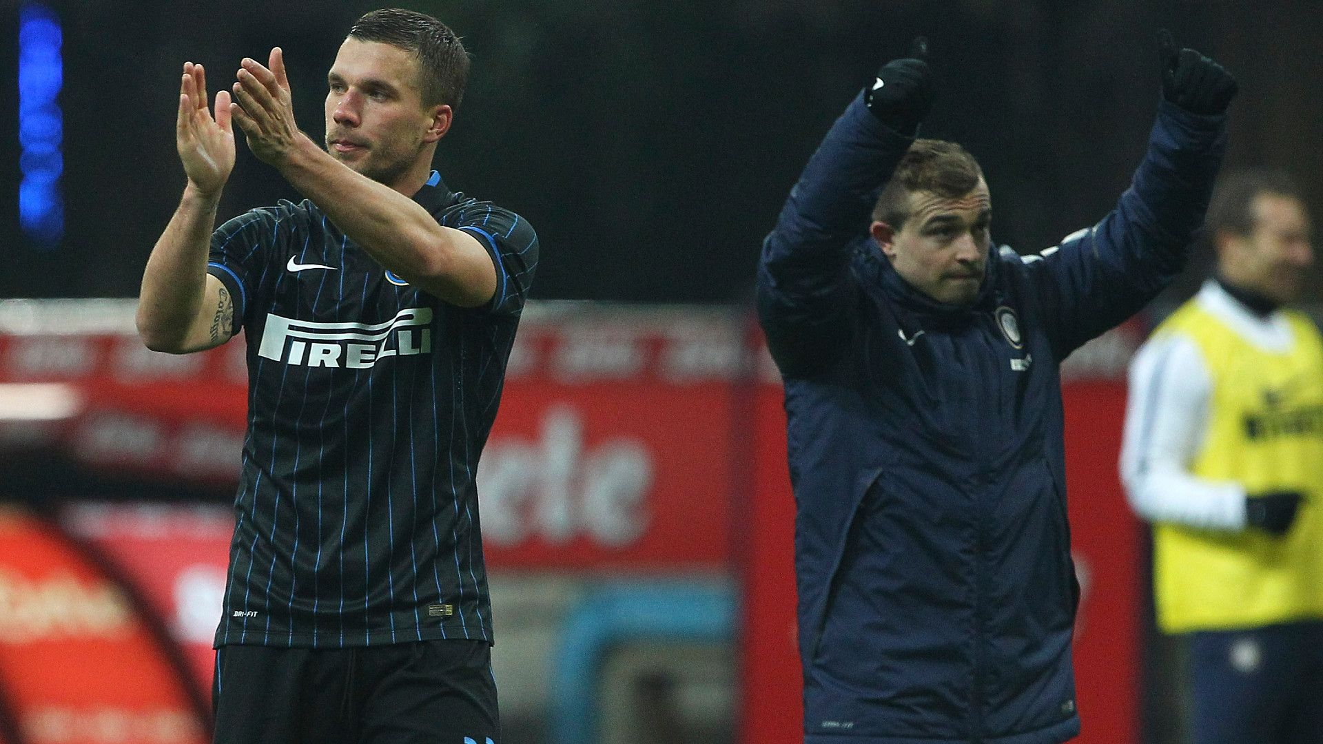 Podolski Shaqiri Inter Sampdoria Tim Cup