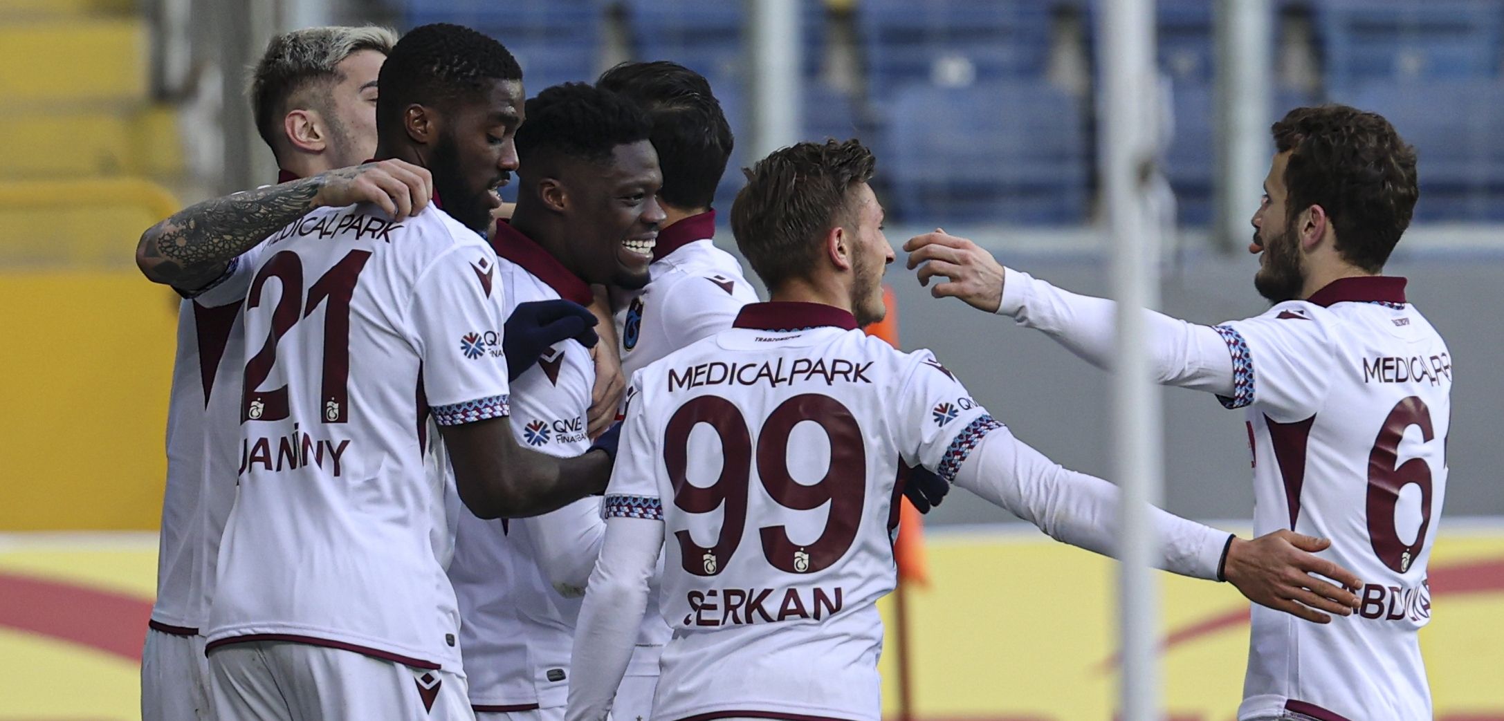 Trabzonspor Goal Celebration vs. Genclerbirligi 01/23/21