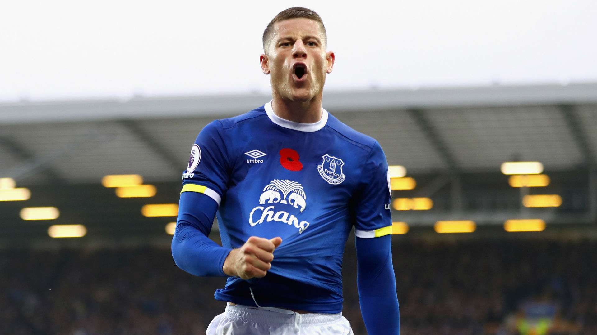 Ross Barkley Premier League Everton v West Ham 301016