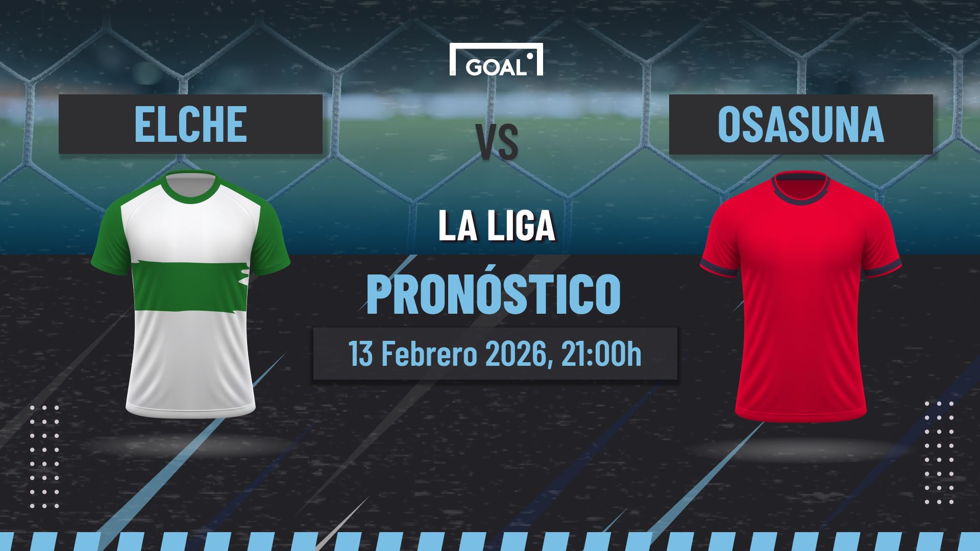 Elche vs Osasuna principales apuestas LaLiga | 13/02/2026