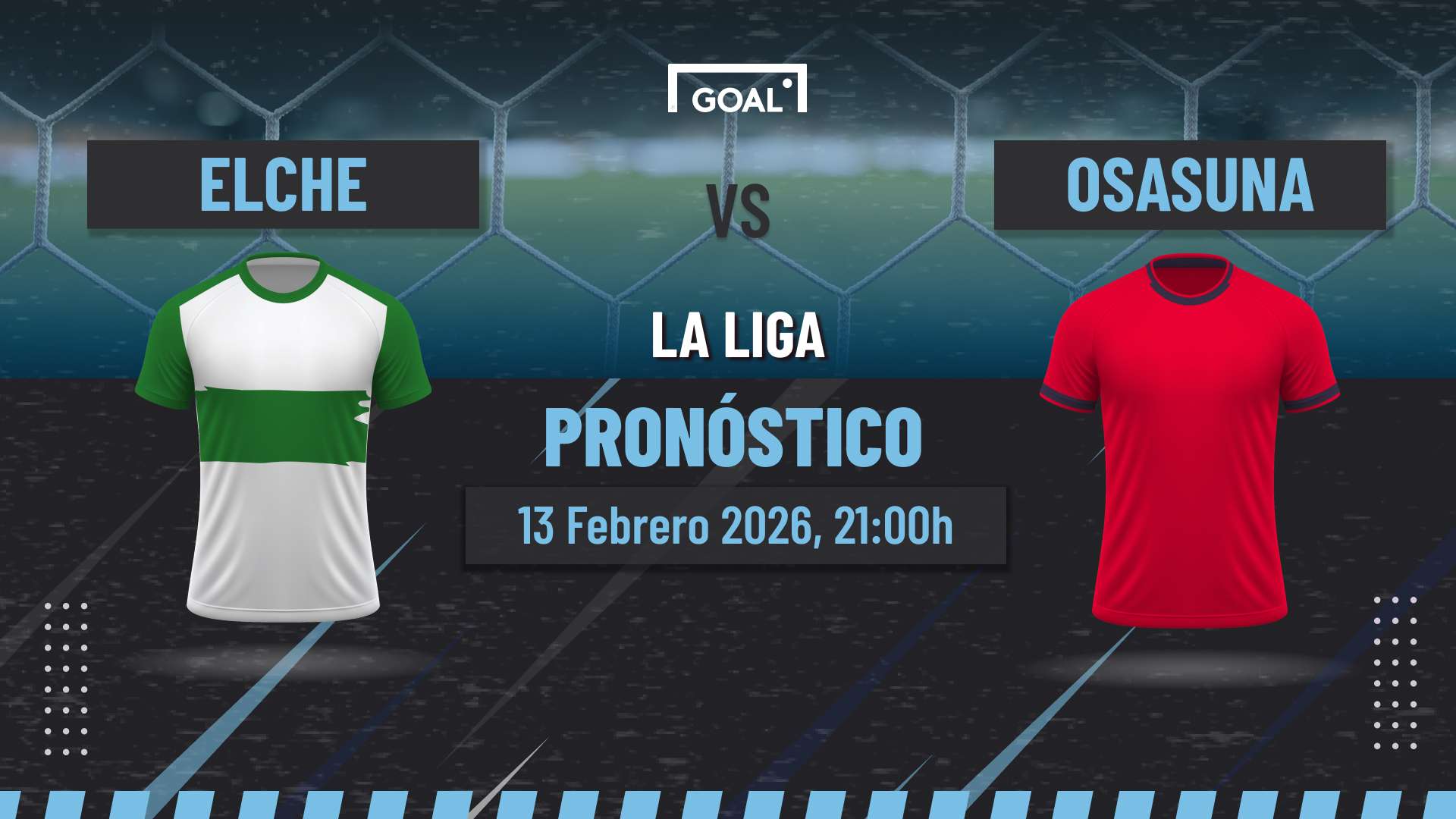 Elche vs Osasuna principales apuestas LaLiga | 13/02/2026