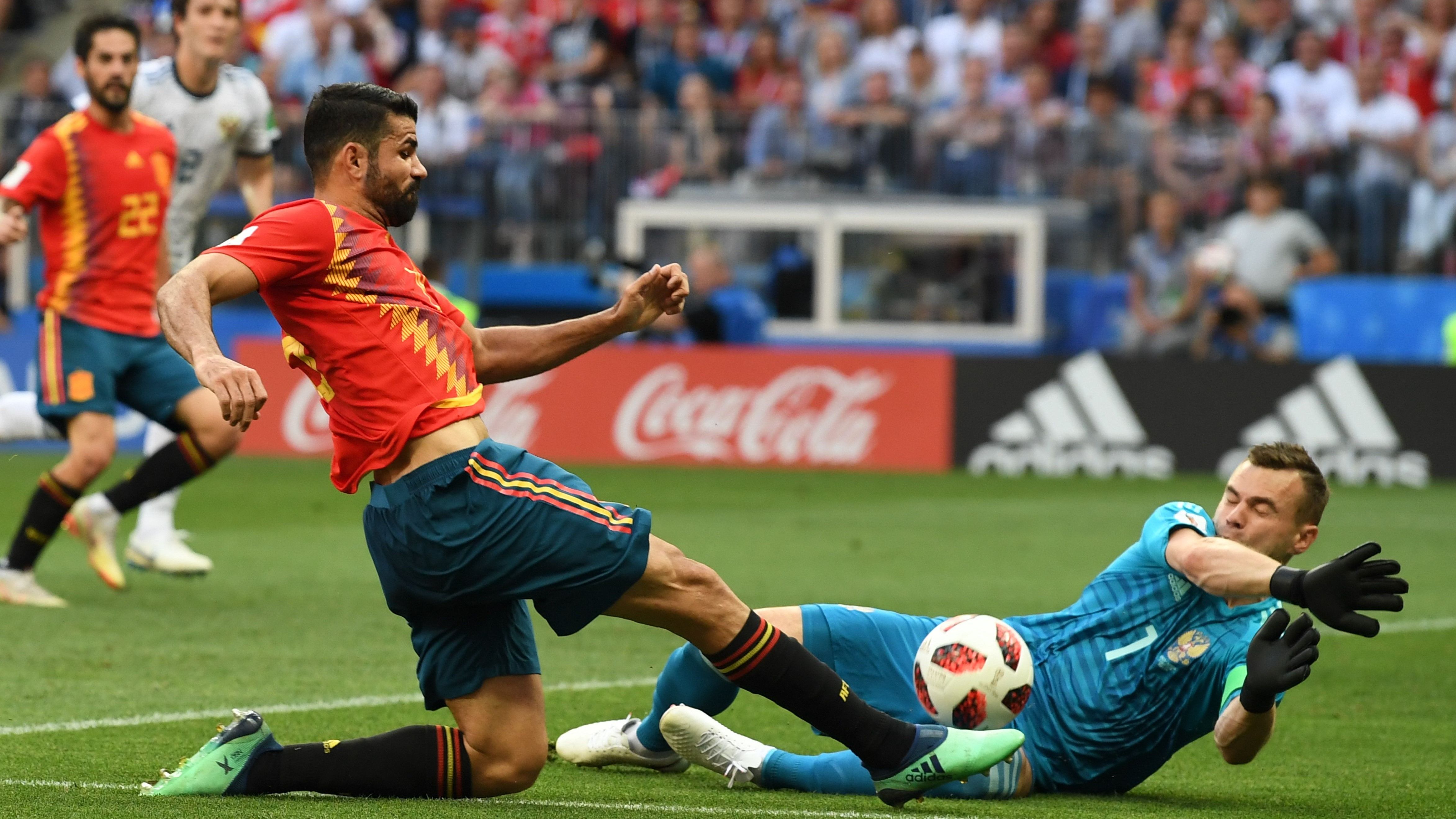 Diego Costa Igor Afinkeev España Rusia Spain Russia 01072018