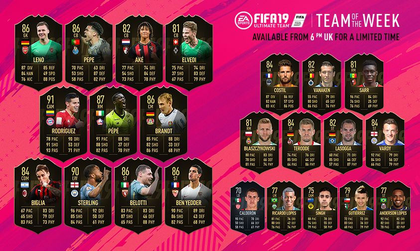 FIFA 19 TOTW 26
