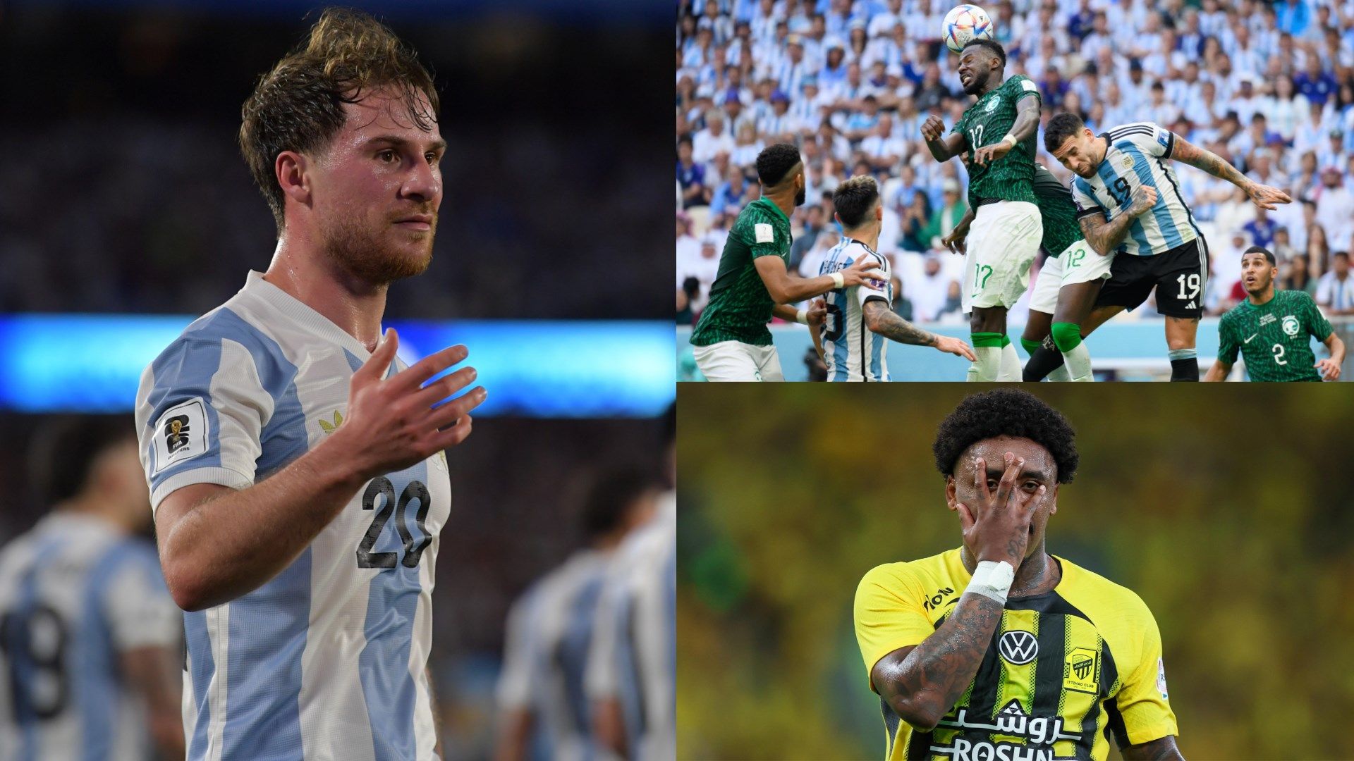 Alexis Mac Allister Steven Bergwijn Argentina Saudi Arabia